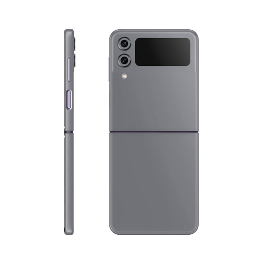 Folie de protectie Samsung Galaxy Z Flip 4, eSkins Unique, Skin Mat Gri