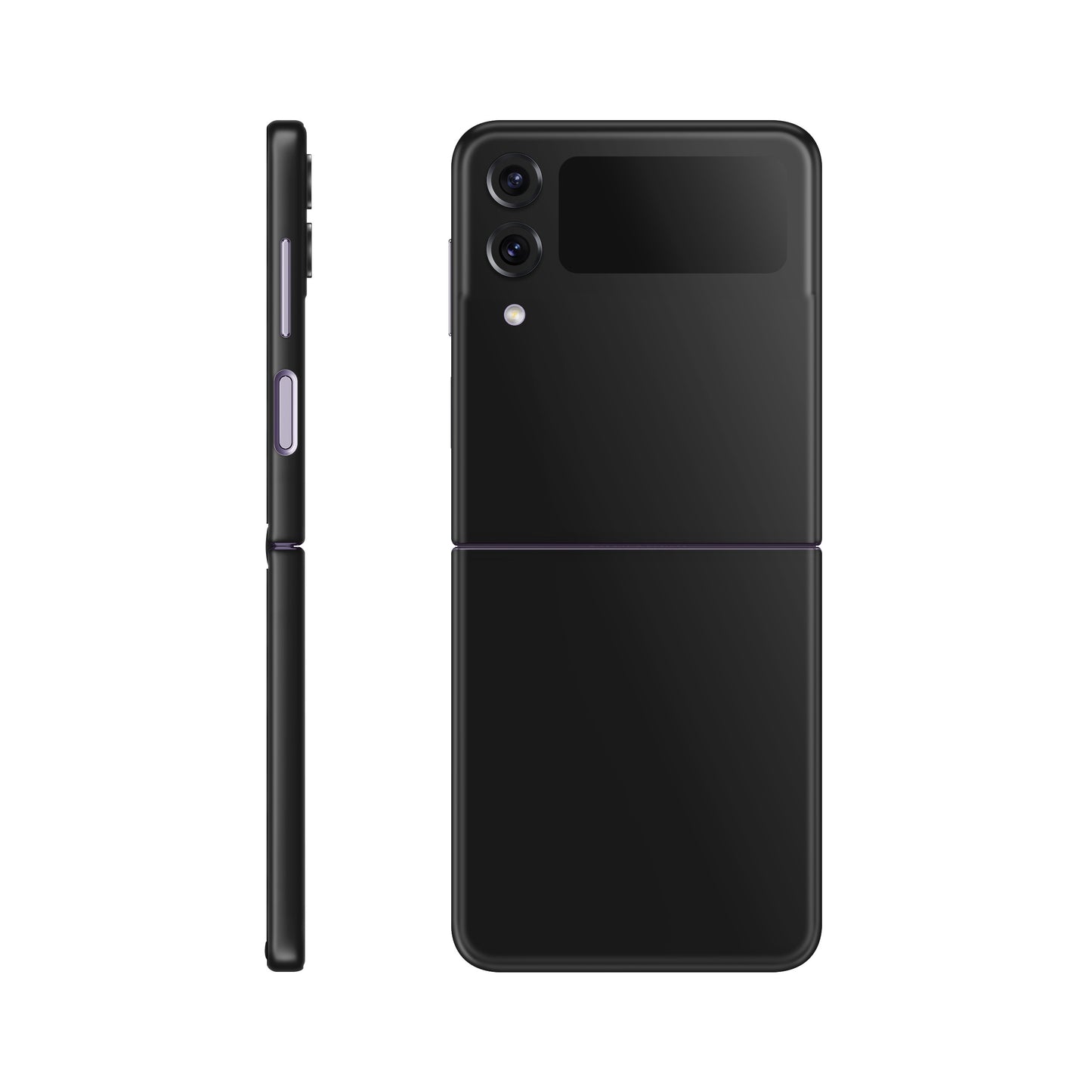 Folie de protectie Samsung Galaxy Z Flip 4, eSkins Unique, Skin Mat Negru