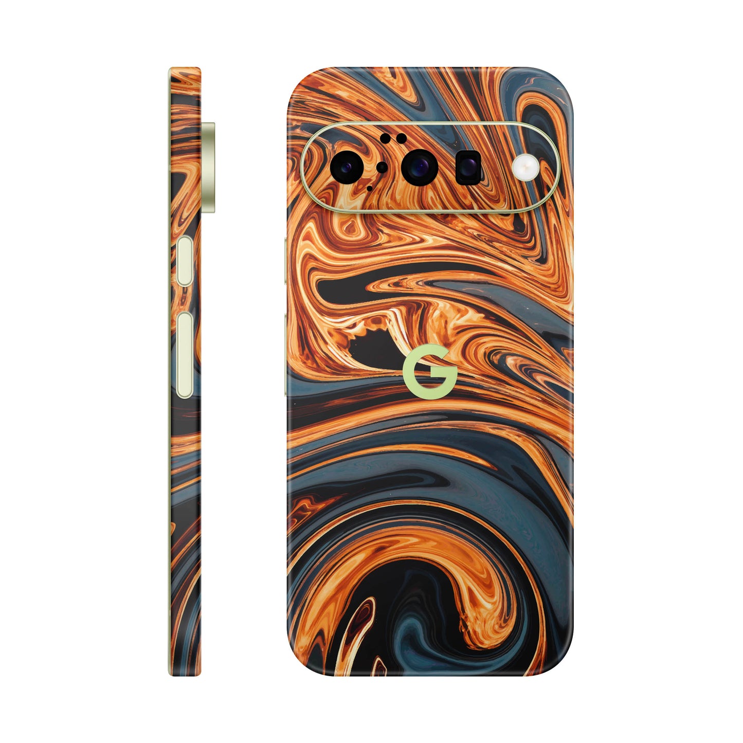 Folie de protectie Google Pixel 10, eSkins Signature, Skin Amber Blaze