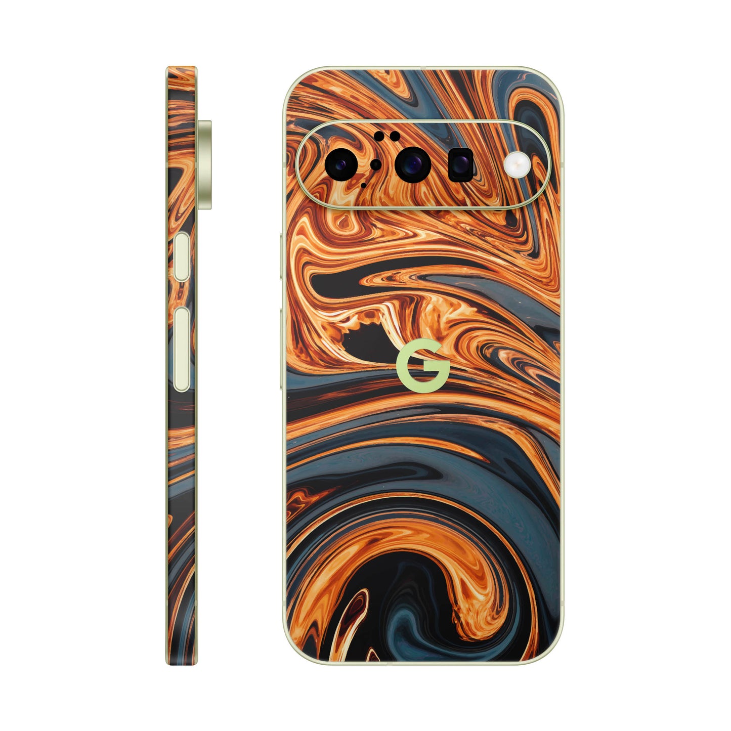 Folie de protectie Google Pixel 10, eSkins Signature, Skin Amber Blaze