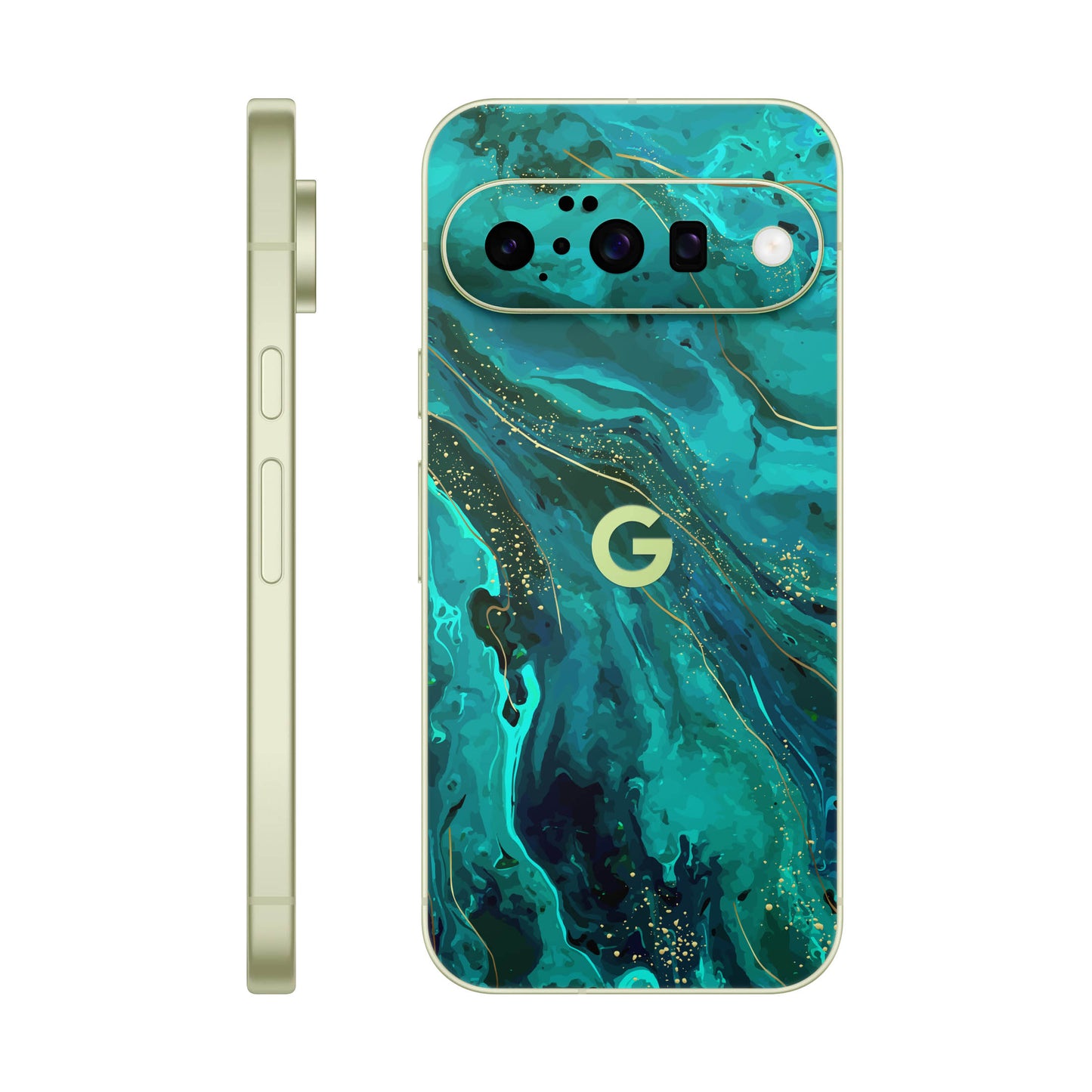 Folie de protectie Google Pixel 10, eSkins Signature, Skin Celestial Lagoon