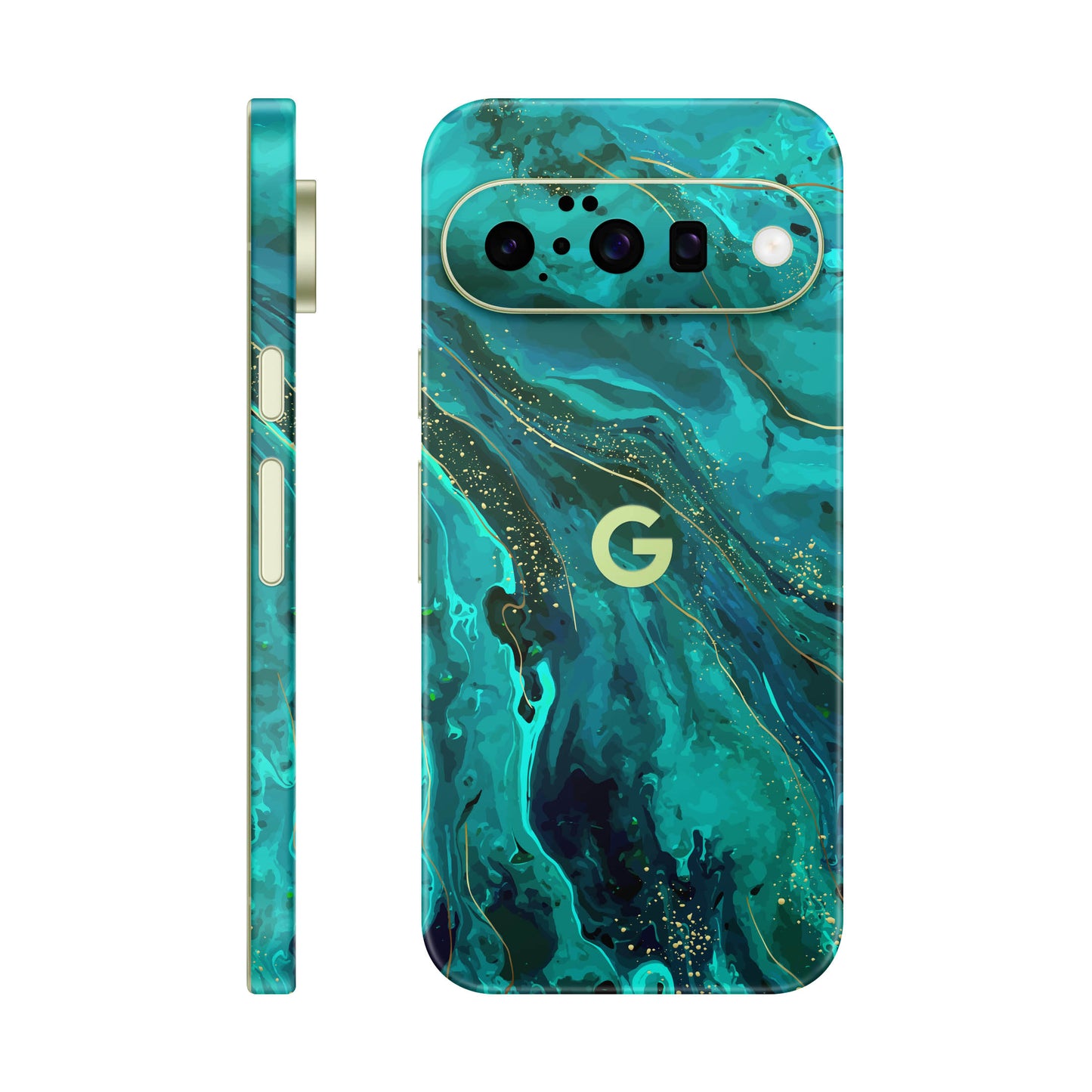 Folie de protectie Google Pixel 10, eSkins Signature, Skin Celestial Lagoon