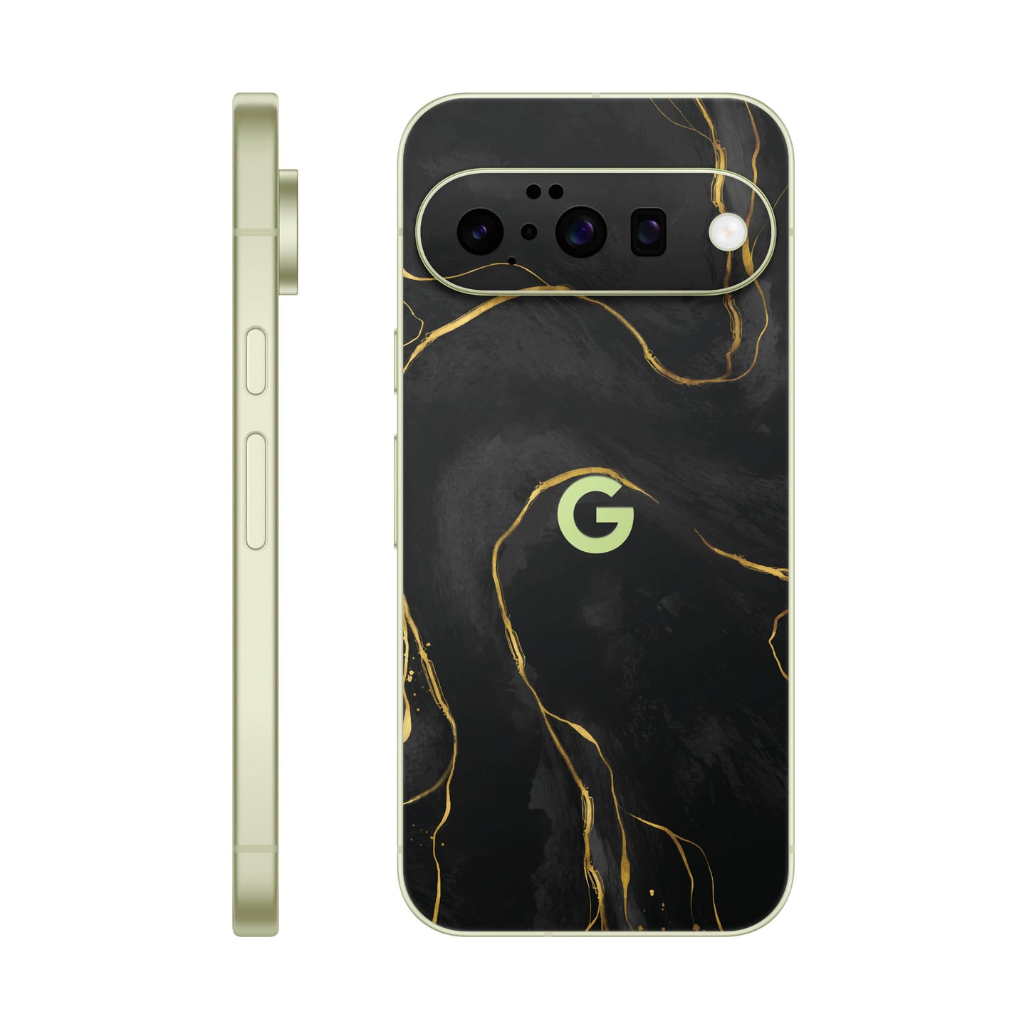 Folie de protectie Google Pixel 10, eSkins Signature, Skin Golden Onyx