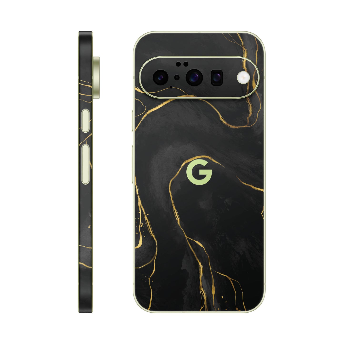 Folie de protectie Google Pixel 10, eSkins Signature, Skin Golden Onyx