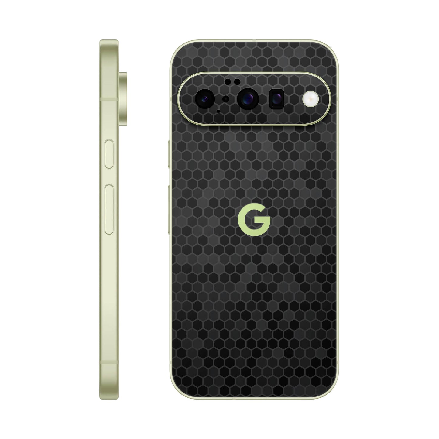 Folie de protectie Google Pixel 10, eSkins Elegans, Skin Honeycomb Negru
