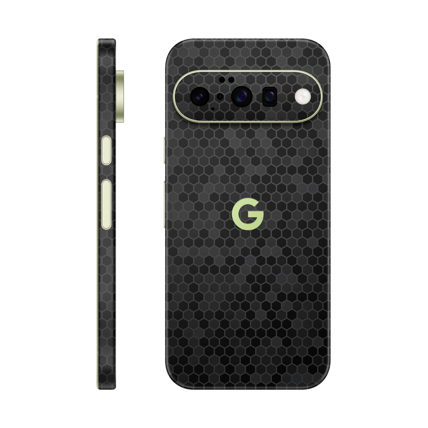 Folie de protectie Google Pixel 10, eSkins Elegans, Skin Honeycomb Negru