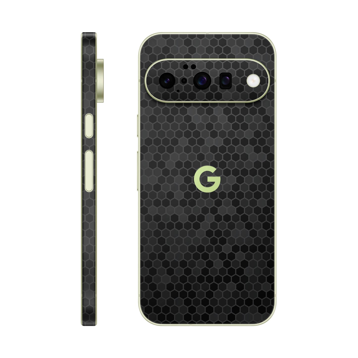 Folie de protectie Google Pixel 10, eSkins Elegans, Skin Honeycomb Negru