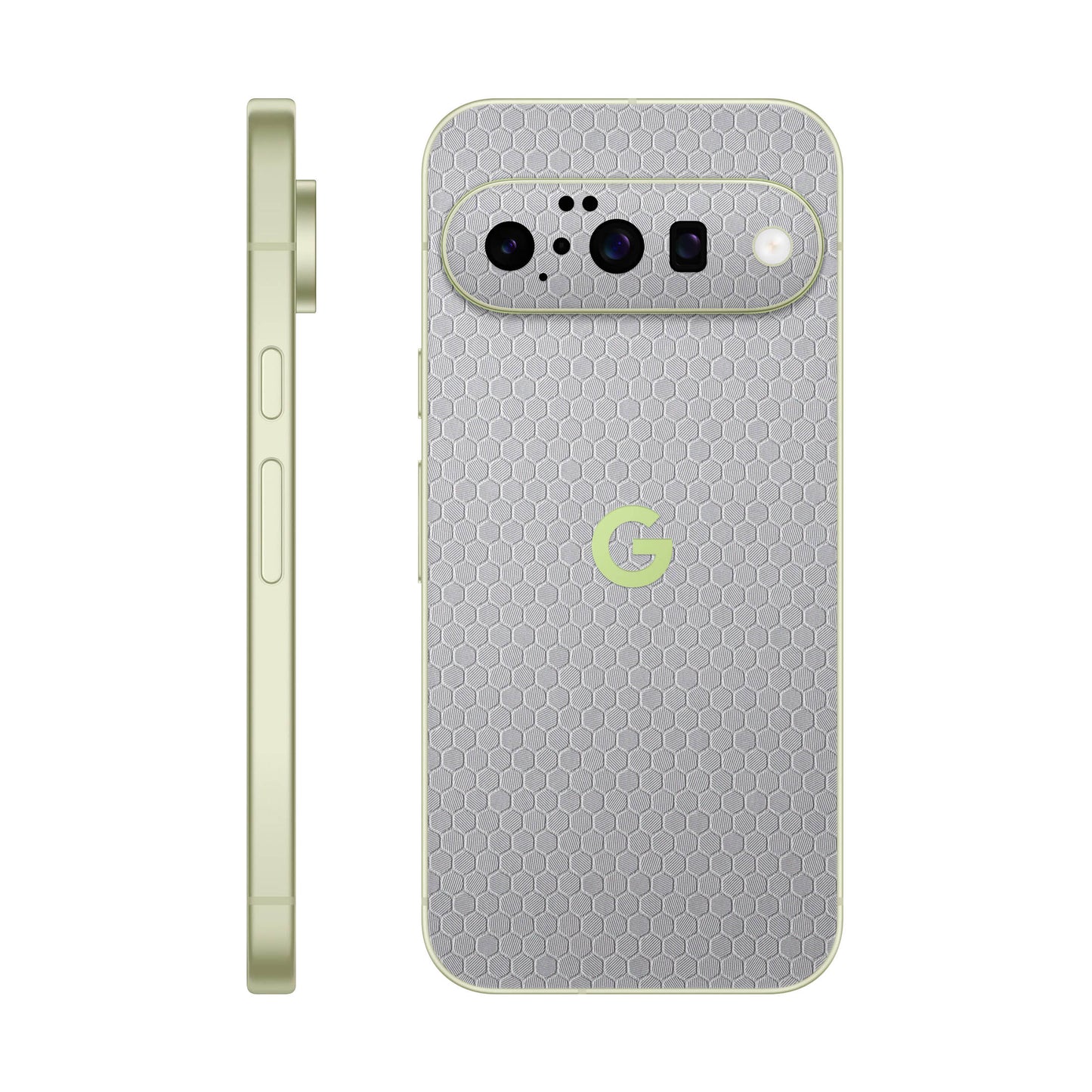 Folie de protectie Google Pixel 10, eSkins Elegans, Skin Honeycomb Gri