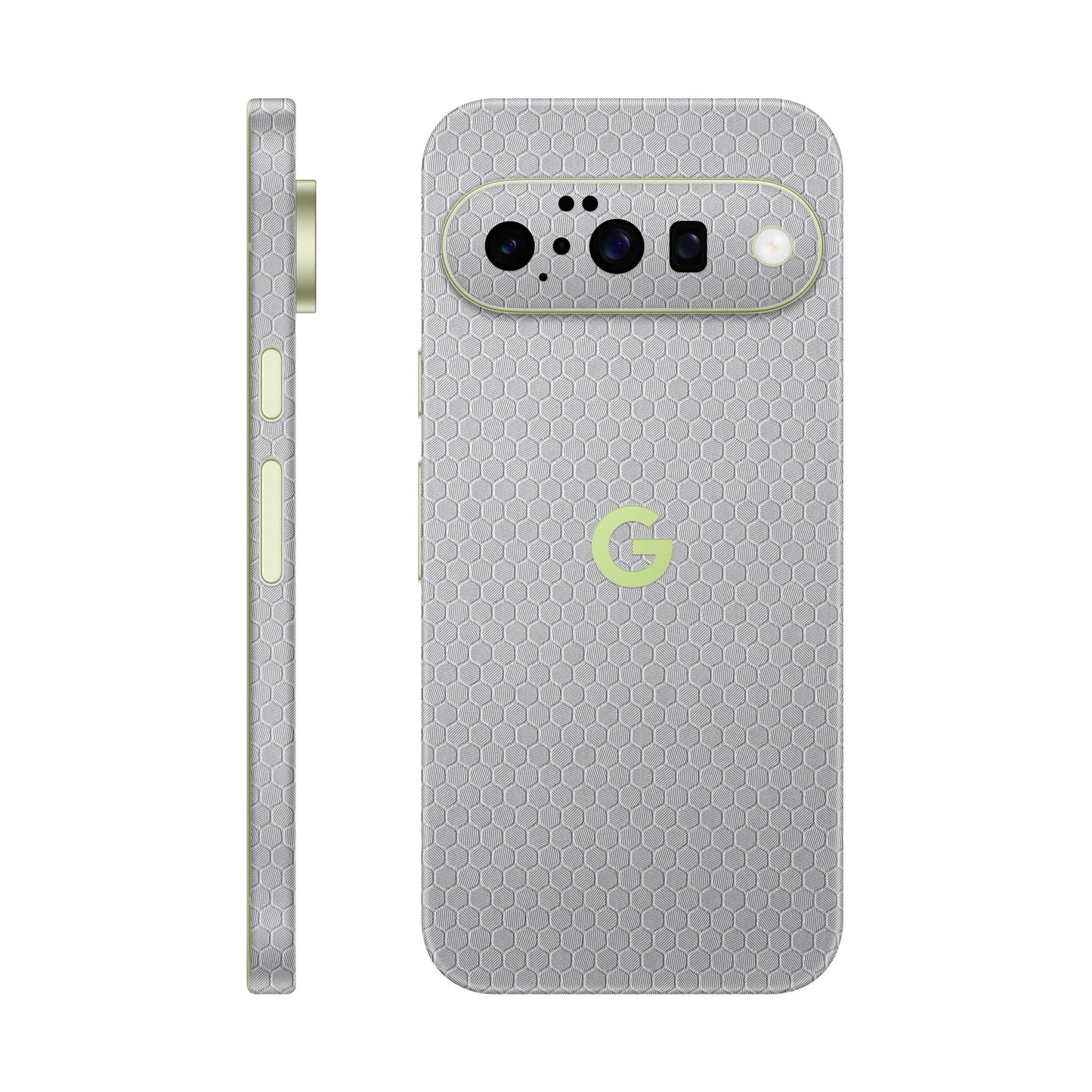 Folie de protectie Google Pixel 10, eSkins Elegans, Skin Honeycomb Gri