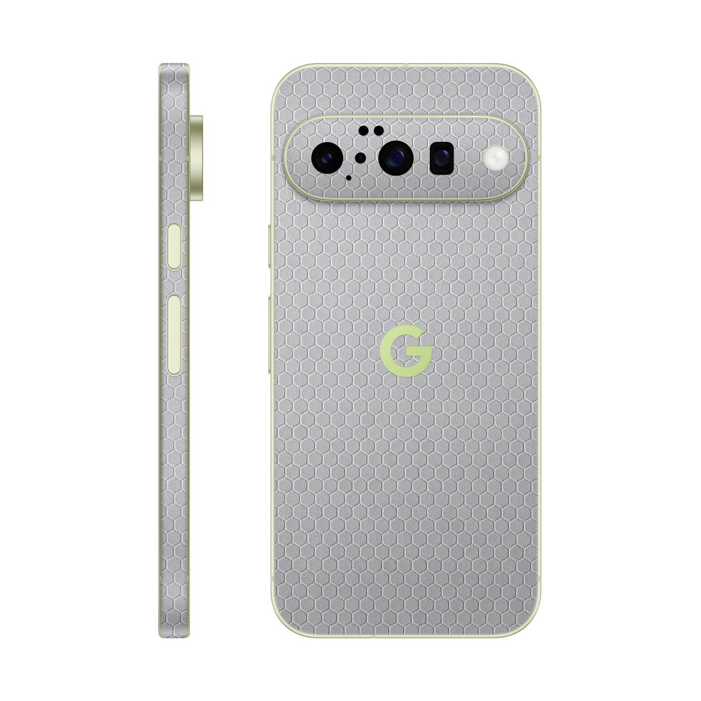 Folie de protectie Google Pixel 10, eSkins Elegans, Skin Honeycomb Gri