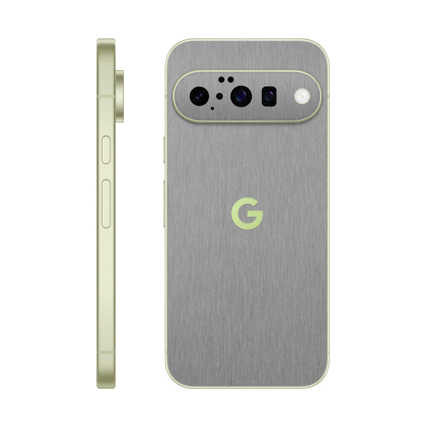 Folie de protectie Google Pixel 10, eSkins Elegans, Skin Metalic Grafit