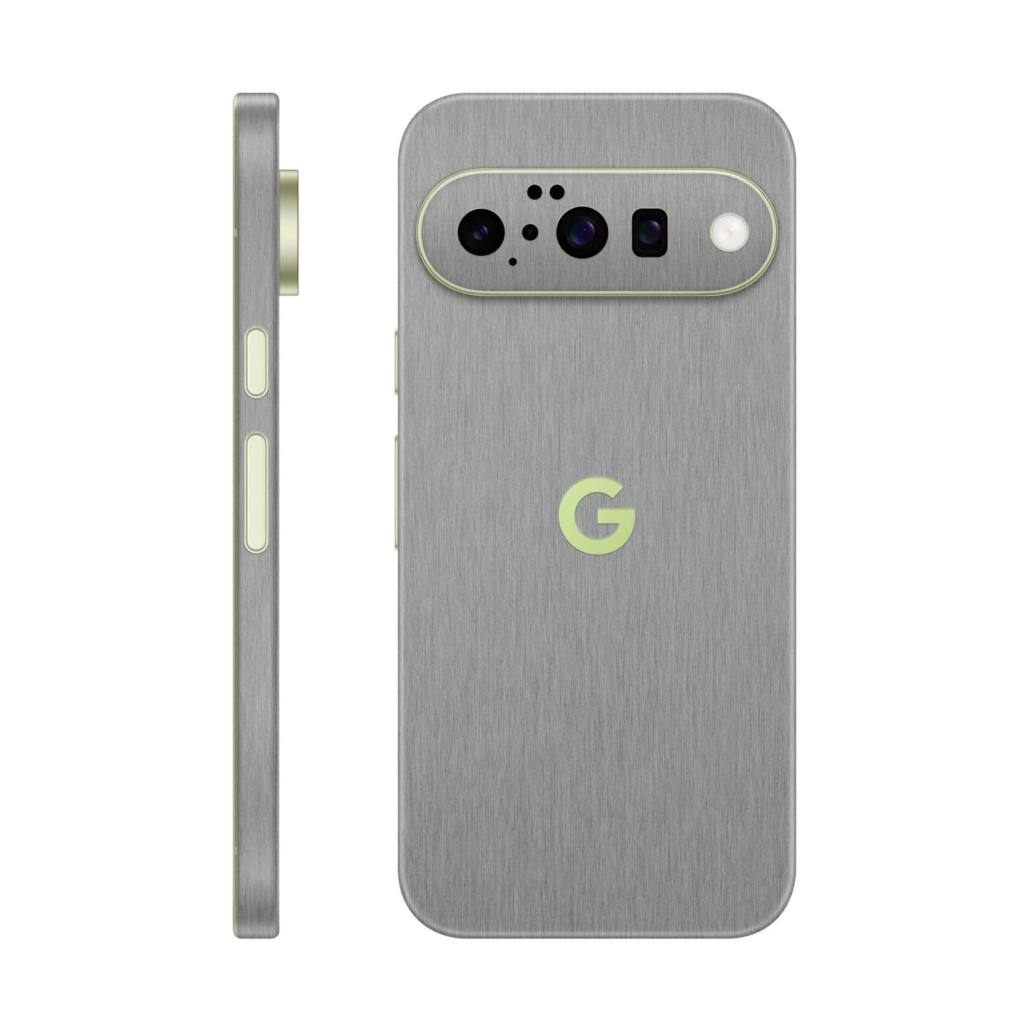 Folie de protectie Google Pixel 10, eSkins Elegans, Skin Metalic Grafit