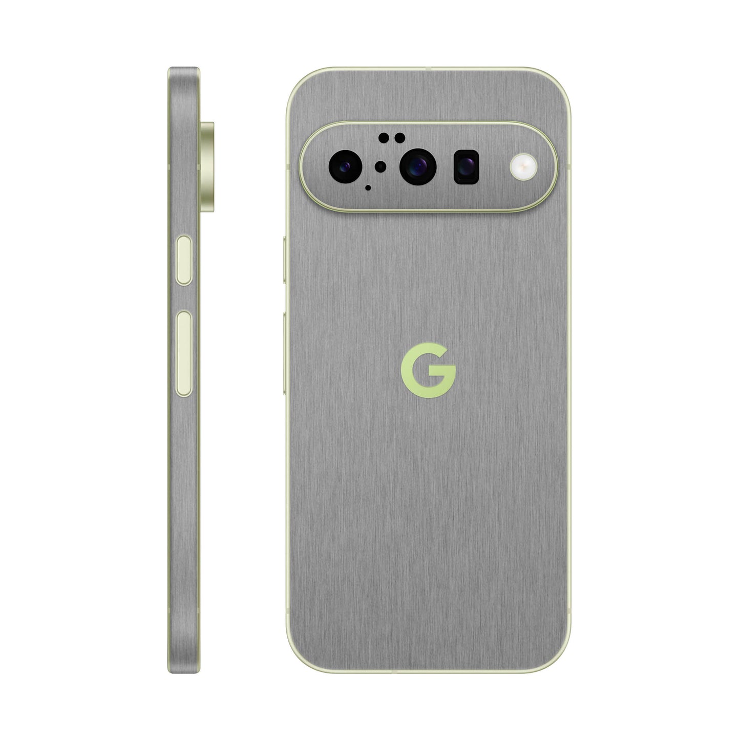 Folie de protectie Google Pixel 10, eSkins Elegans, Skin Metalic Grafit