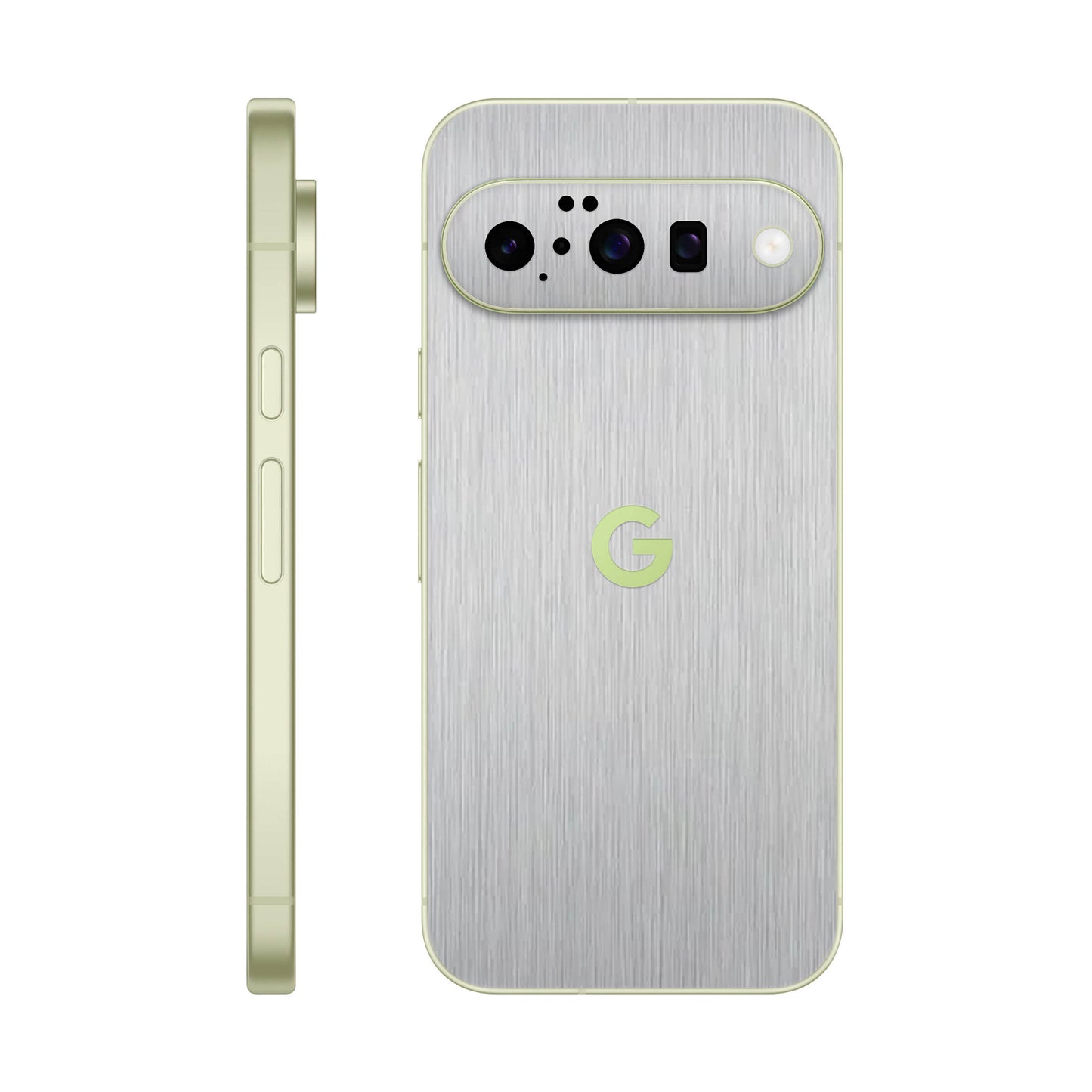 Folie de protectie Google Pixel 10, eSkins Elegans, Skin Metalic Gri
