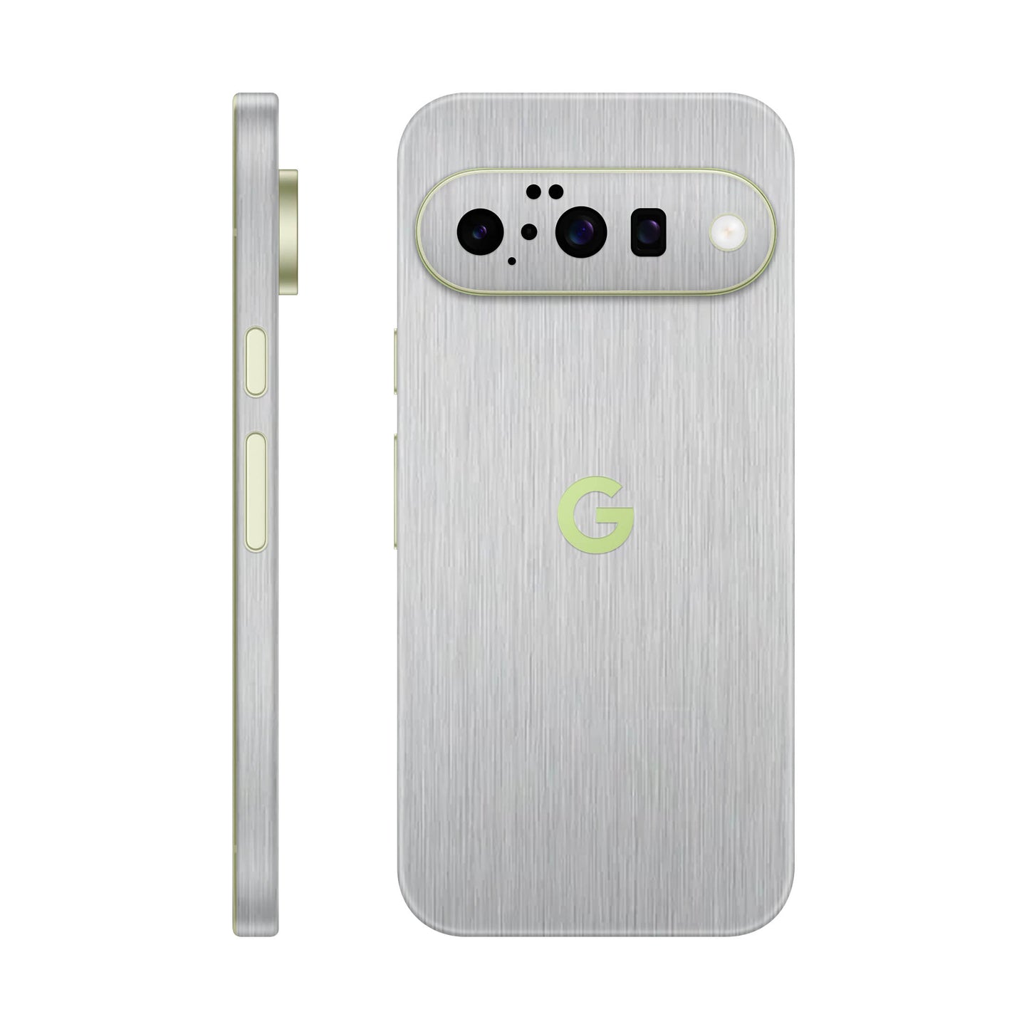 Folie de protectie Google Pixel 10, eSkins Elegans, Skin Metalic Gri