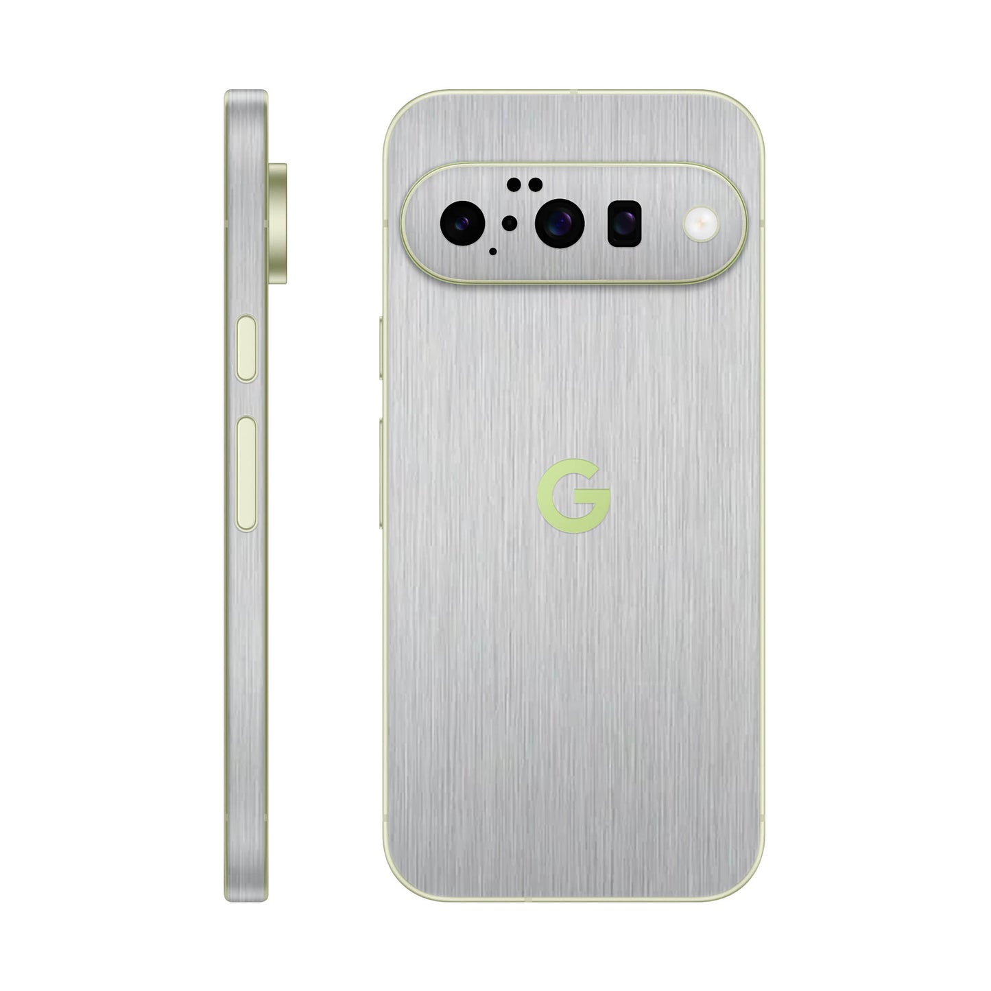 Folie de protectie Google Pixel 10, eSkins Elegans, Skin Metalic Gri