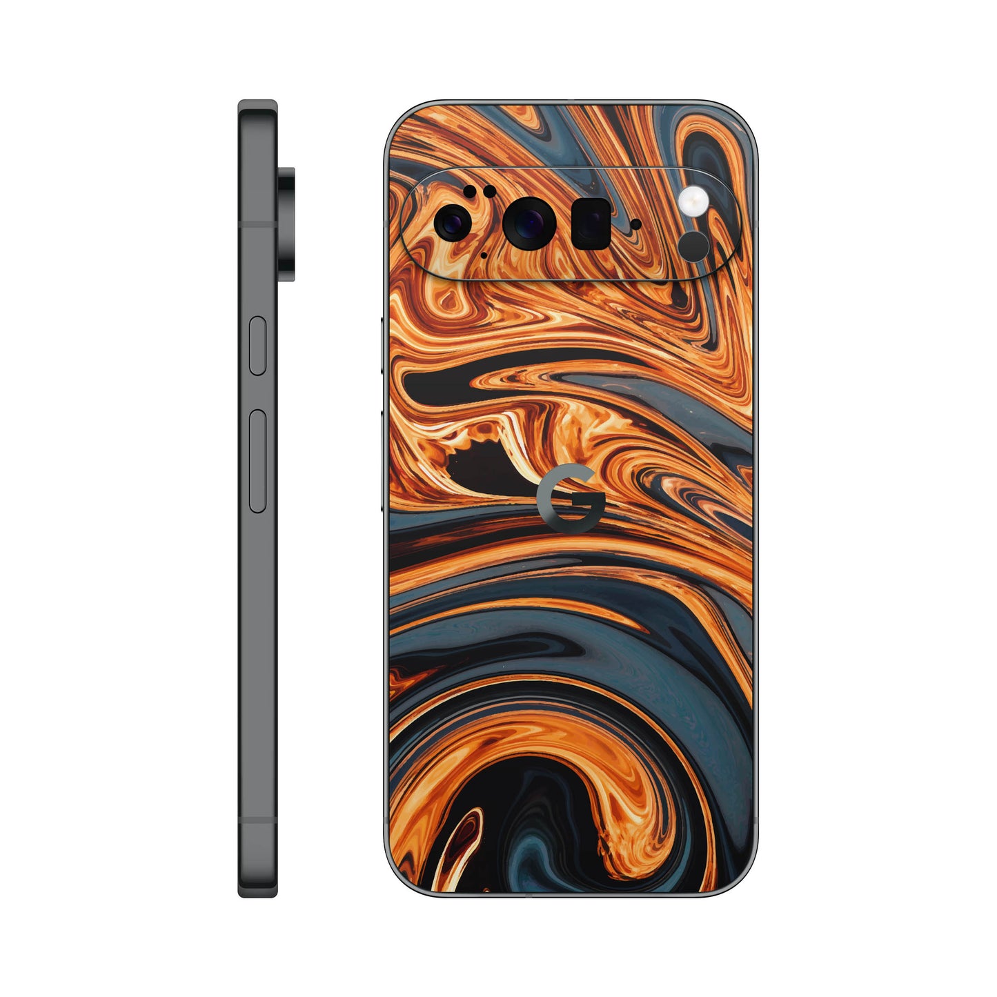 Folie de protectie Google Pixel 10 Pro, eSkins Signature, Skin Amber Blaze
