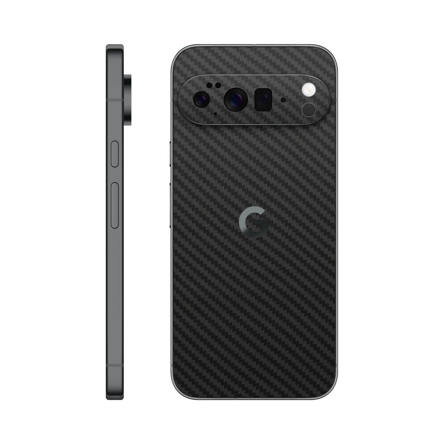 Folie de protectie Google Pixel 10 Pro, eSkins Elegans, Skin Carbon Negru