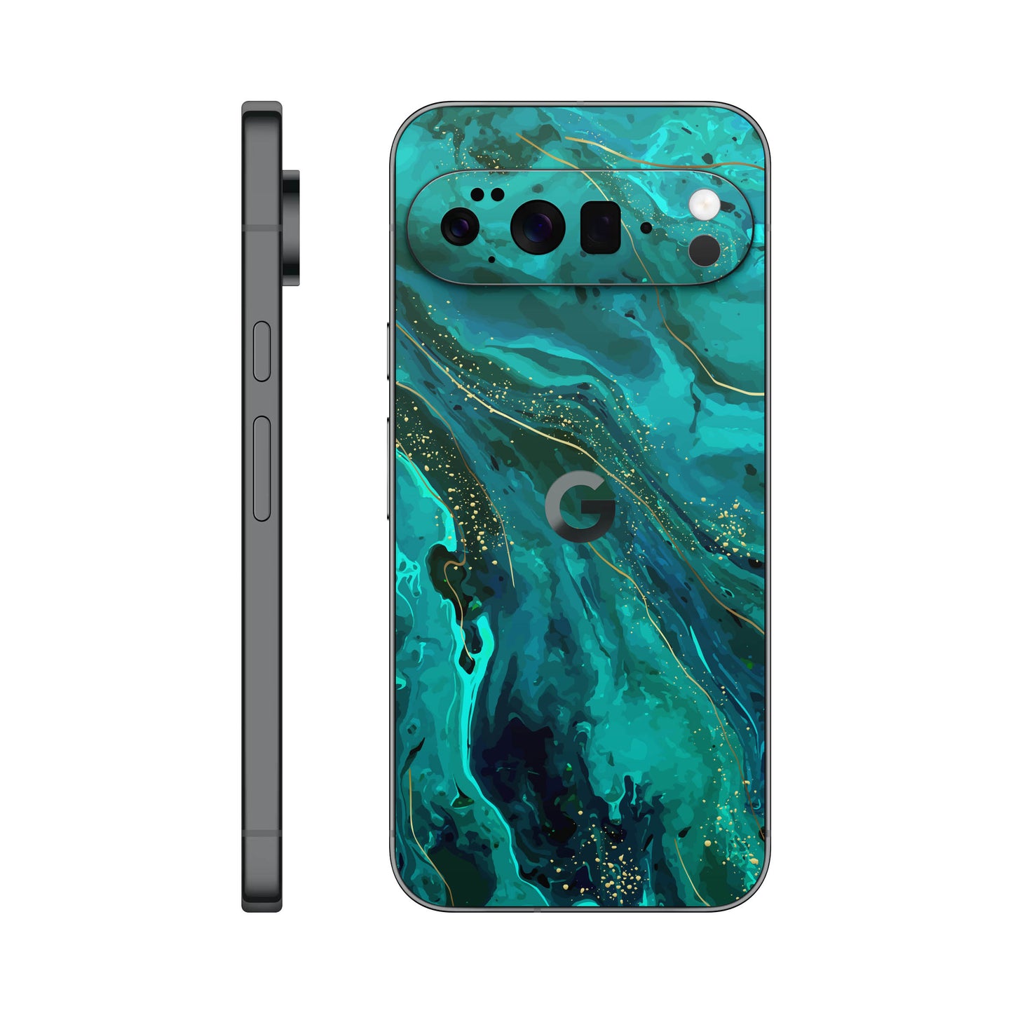 Folie de protectie Google Pixel 10 Pro, eSkins Signature, Skin Celestial Lagoon