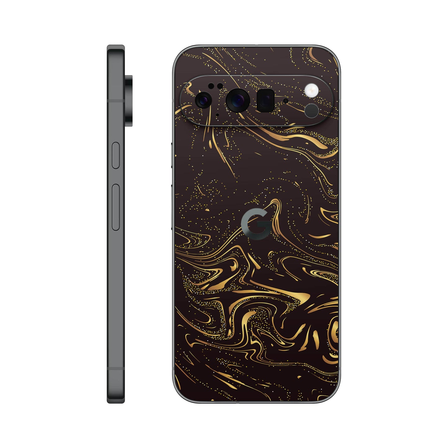 Folie de protectie Google Pixel 10 Pro, eSkins Signature, Golden Noir