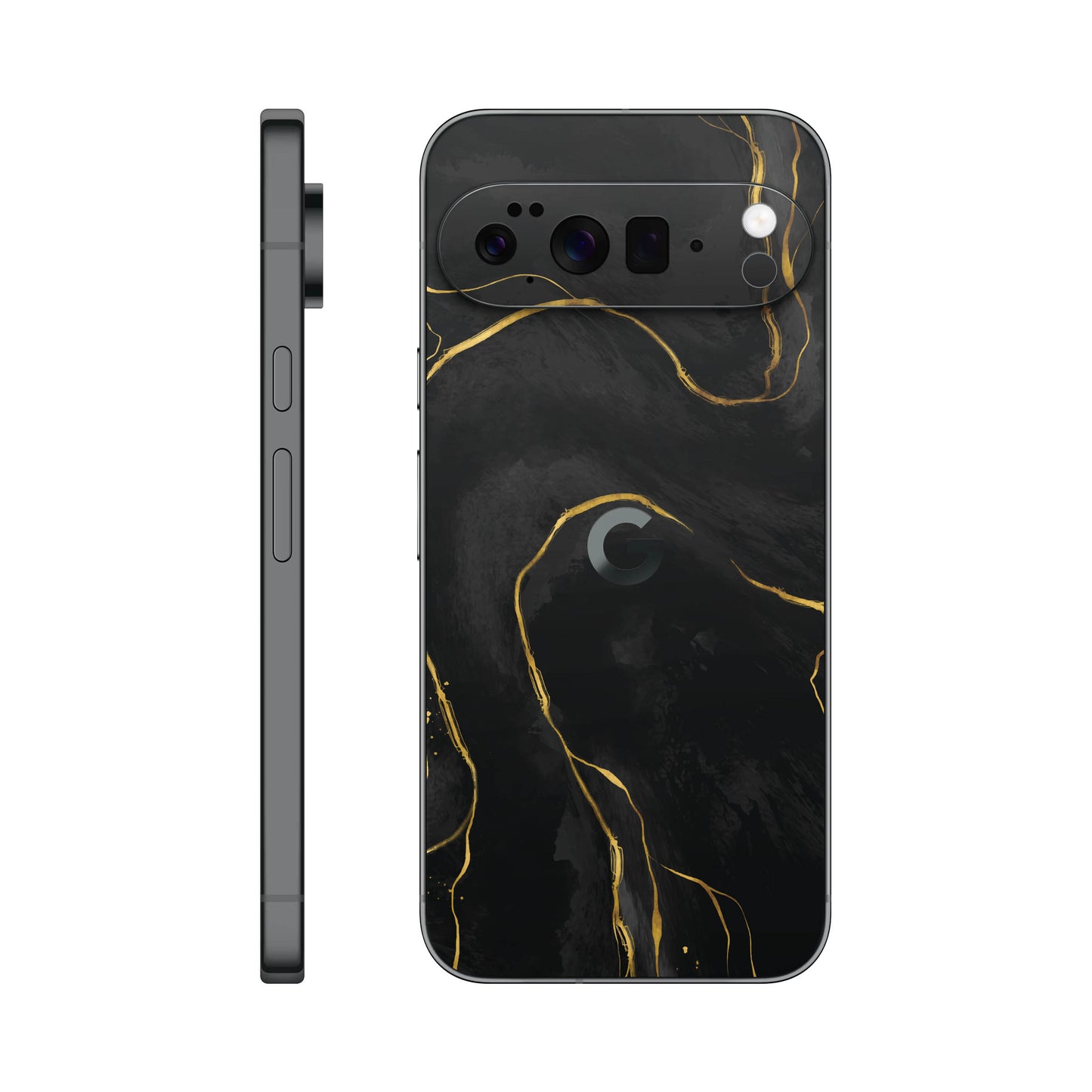 Folie de protectie Google Pixel 10 Pro, eSkins Signature, Skin Golden Onyx