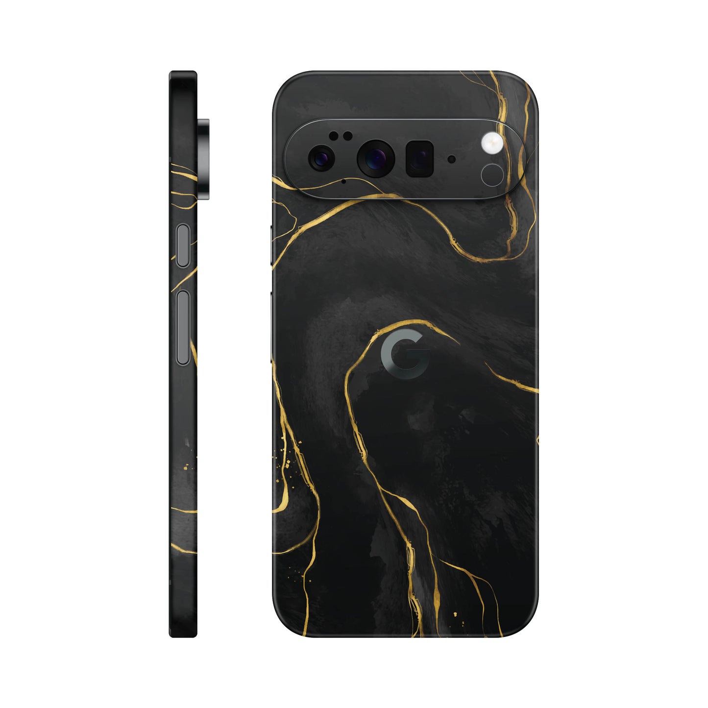 Folie de protectie Google Pixel 10 Pro, eSkins Signature, Skin Golden Onyx