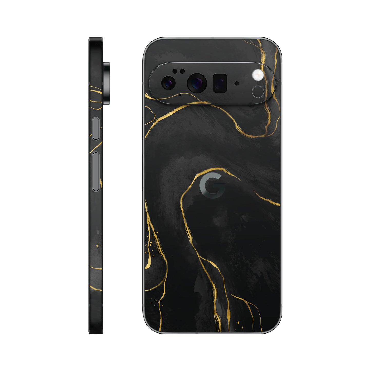 Folie de protectie Google Pixel 10 Pro, eSkins Signature, Skin Golden Onyx