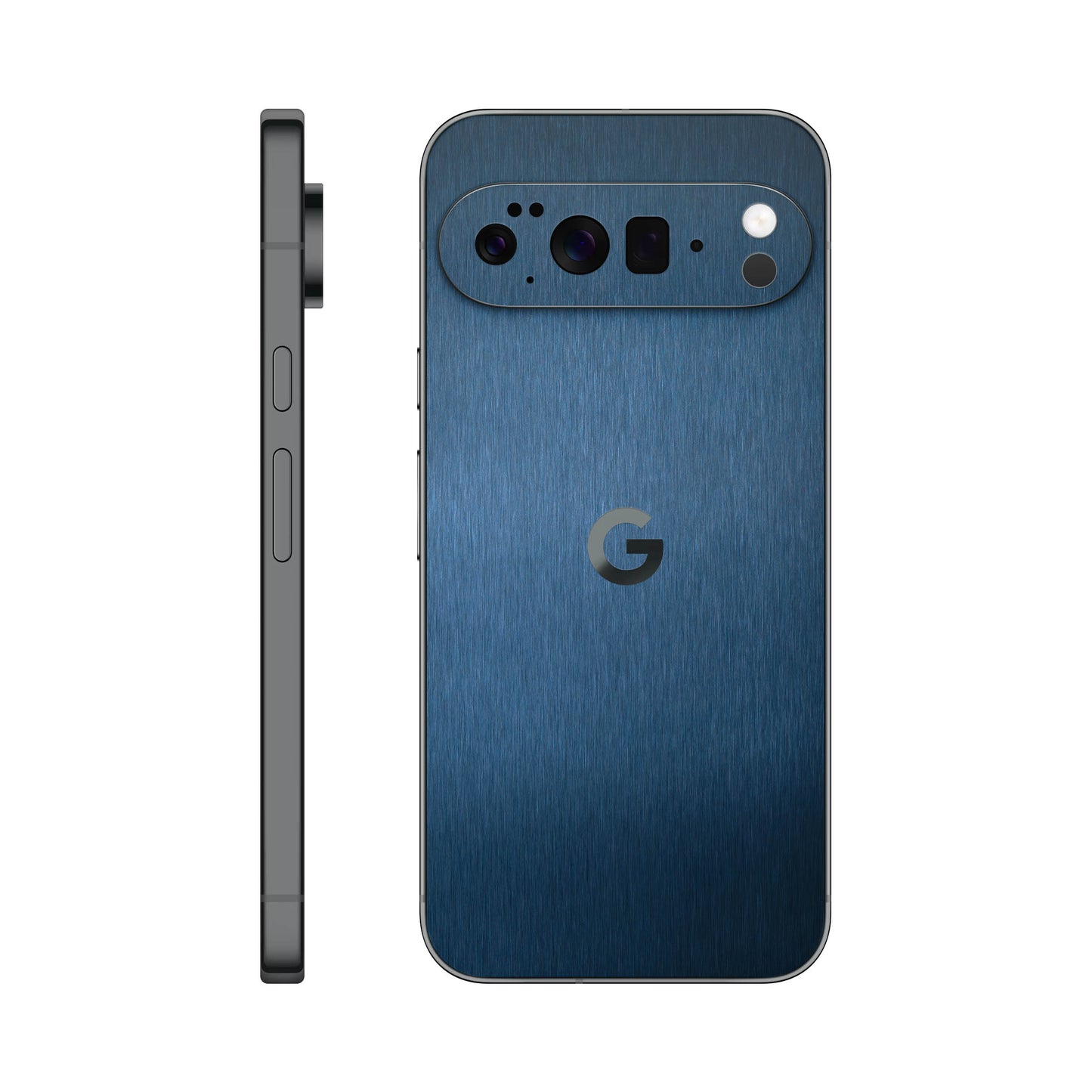Folie de protectie Google Pixel 10 Pro, eSkins Elegans, Skin Metalic Albastru
