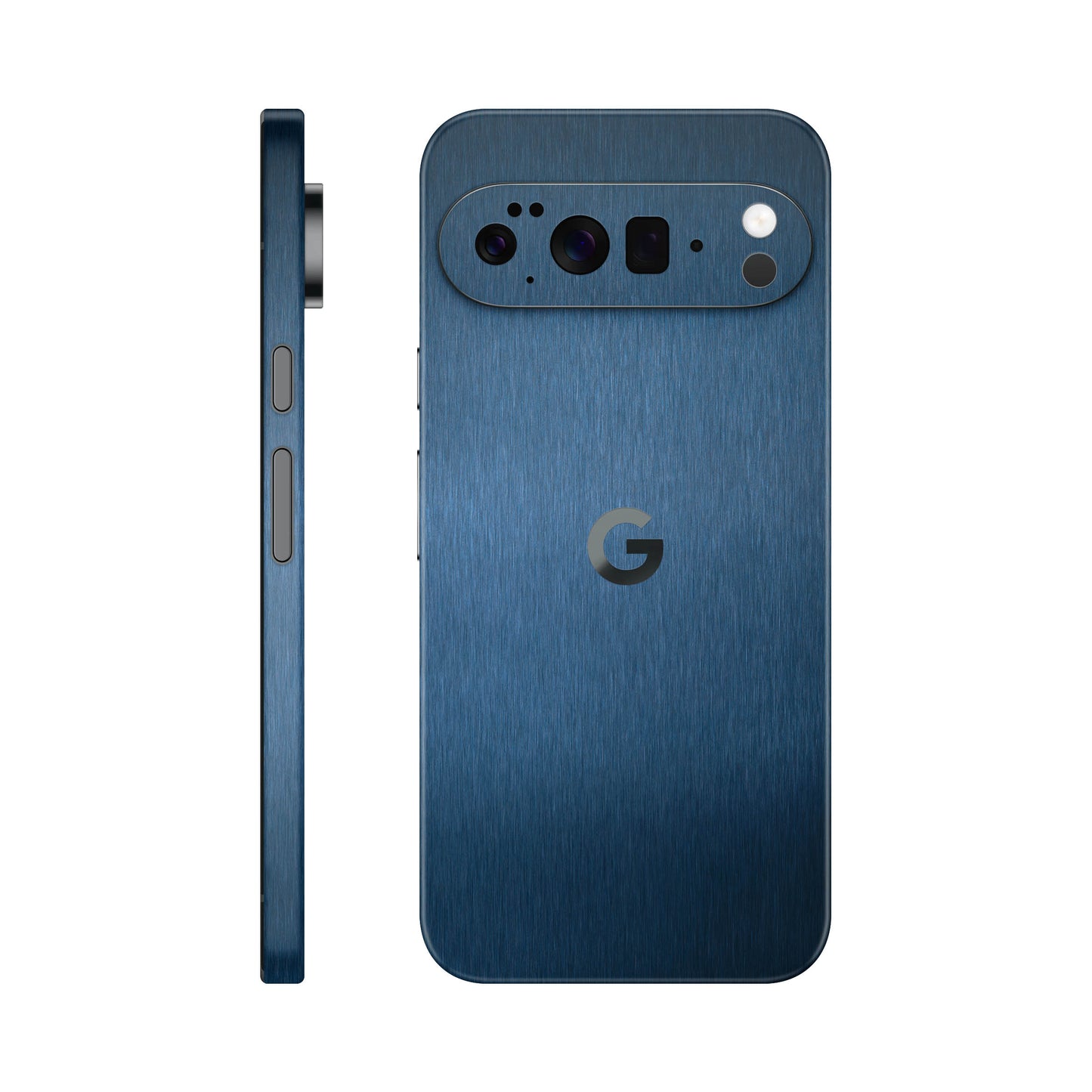 Folie de protectie Google Pixel 10 Pro, eSkins Elegans, Skin Metalic Albastru