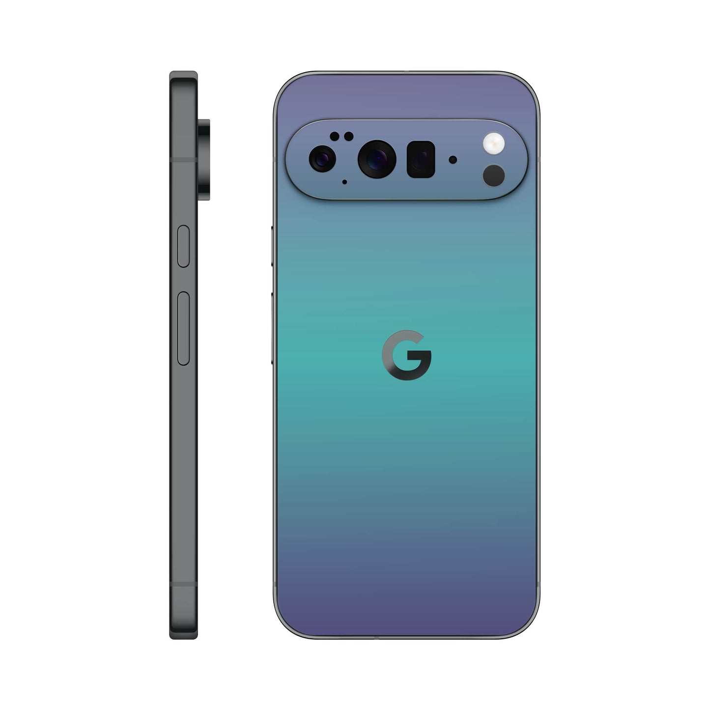 Folie de protectie Google Pixel 10 Pro, eSkins Unique, Skin Cameleon Turcoaz-Lavanda