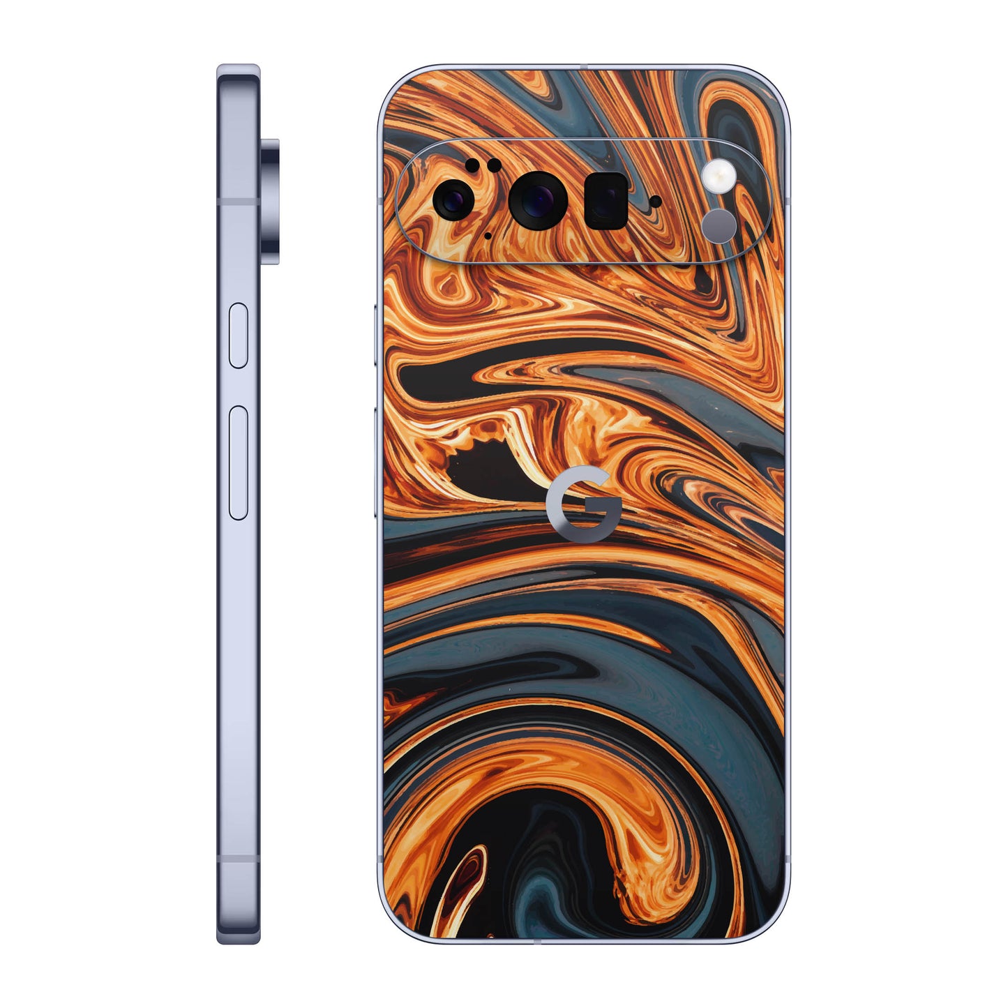 Folie de protectie Google Pixel 10 Pro XL, eSkins Signature, Skin Amber Blaze
