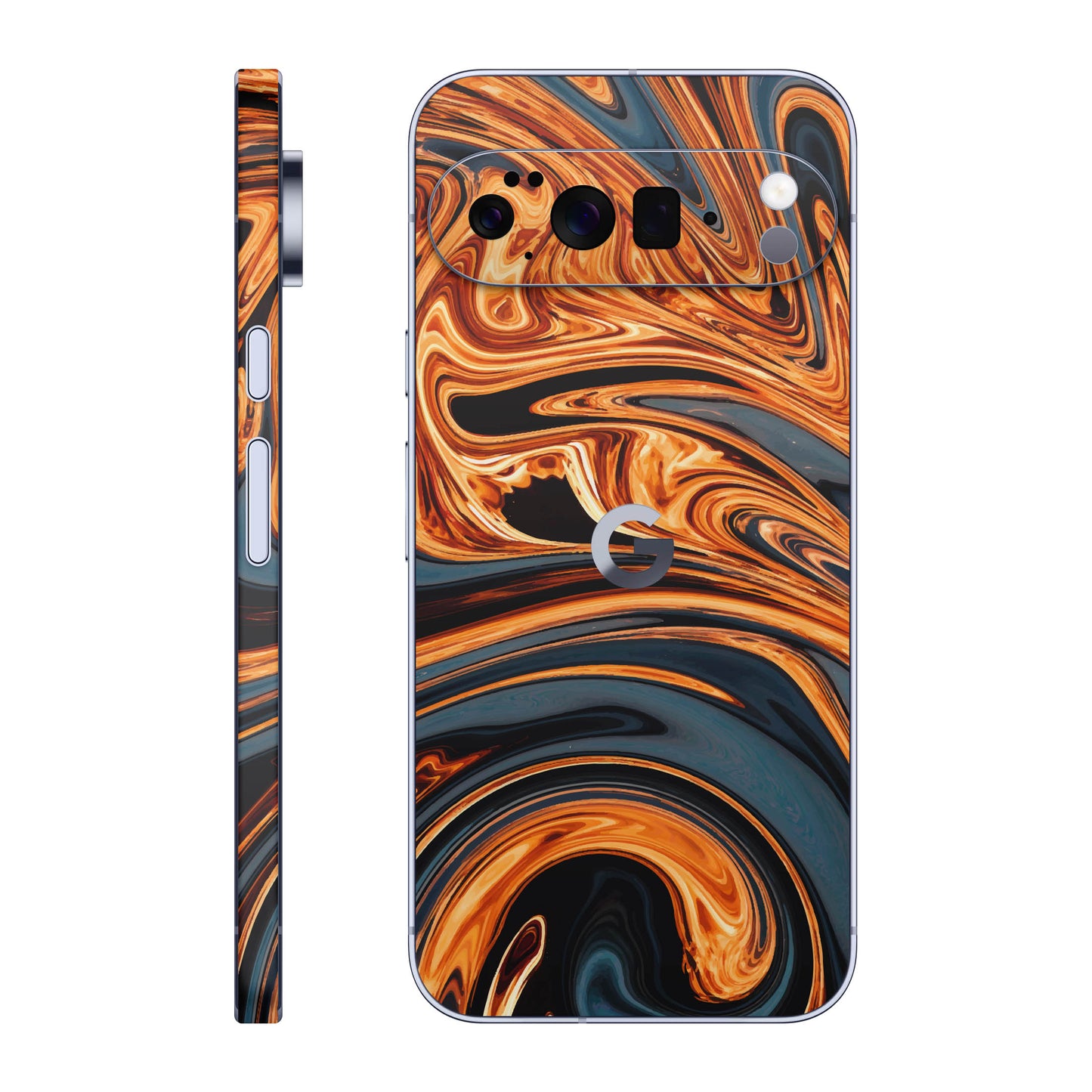Folie de protectie Google Pixel 10 Pro XL, eSkins Signature, Skin Amber Blaze