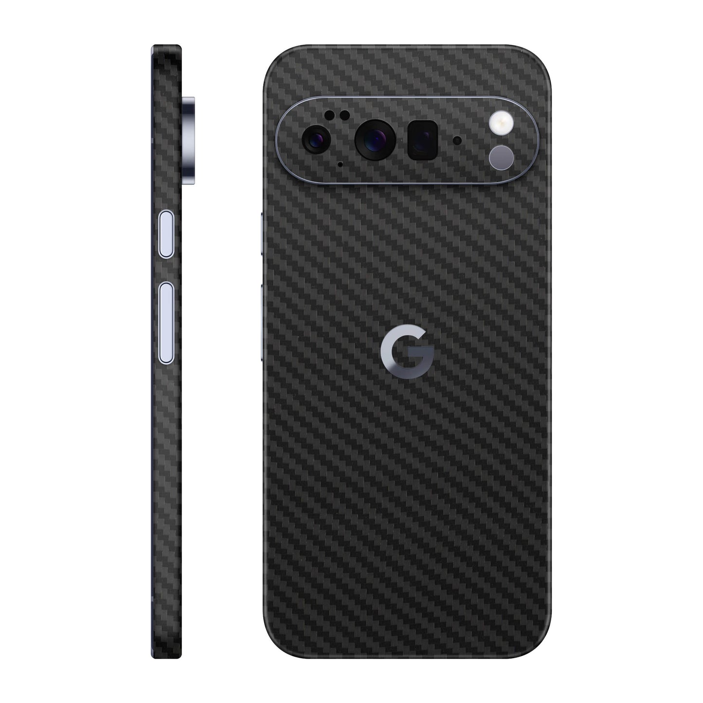 Folie de protectie Google Pixel 10 Pro XL, eSkins Elegans, Skin Carbon Negru