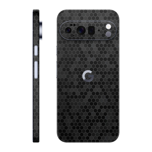 Folie de protectie Google Pixel 10 Pro XL, eSkins Elegans, Skin Honeycomb Negru