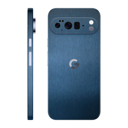 Folie de protectie Google Pixel 10 Pro XL, eSkins Elegans, Skin Metalic Albastru
