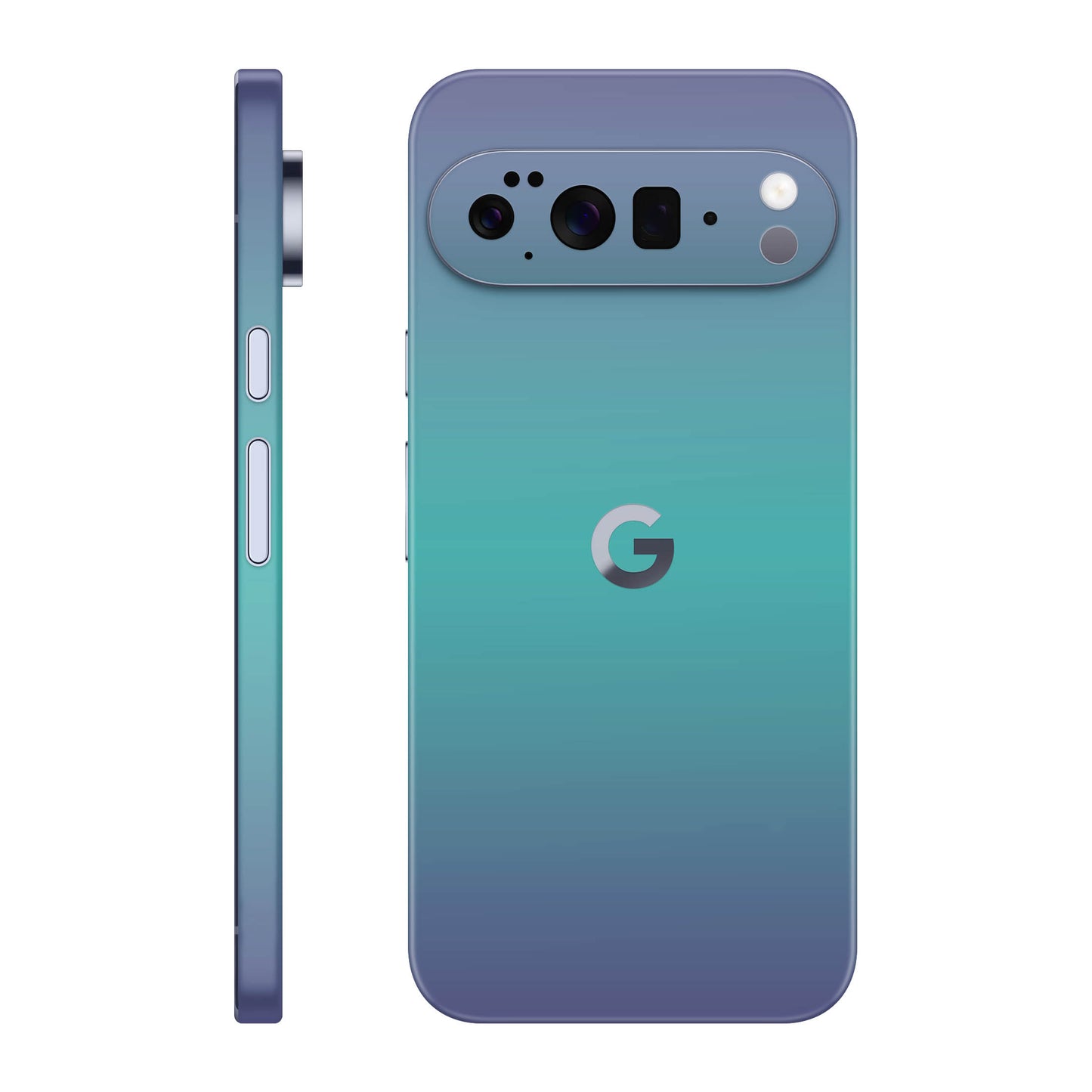 Folie de protectie Google Pixel 10 Pro XL, eSkins Unique, Skin Cameleon Turcoaz-Lavanda