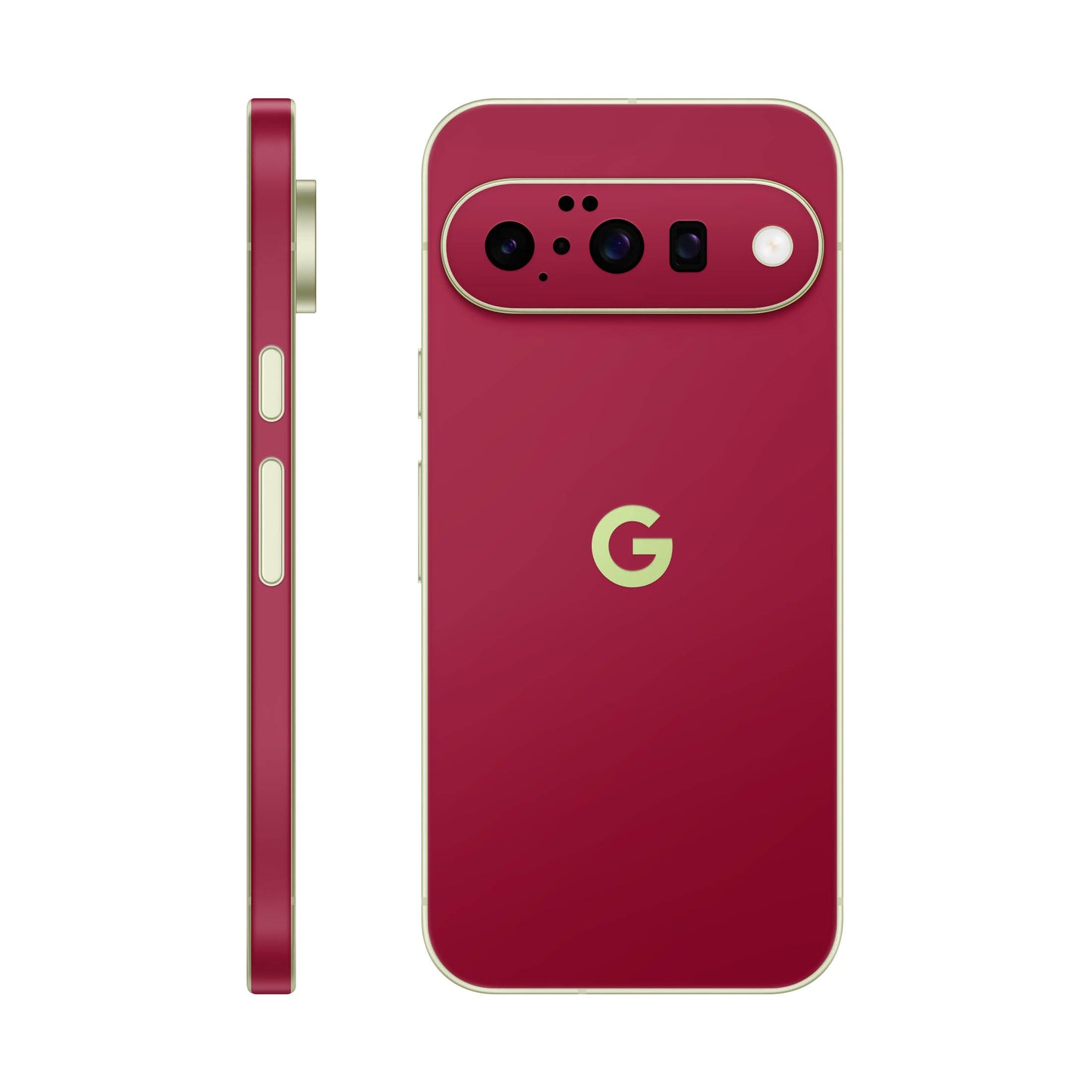 Folie de protectie Google Pixel 10, eSkins Unique, Skin Mat Rosu