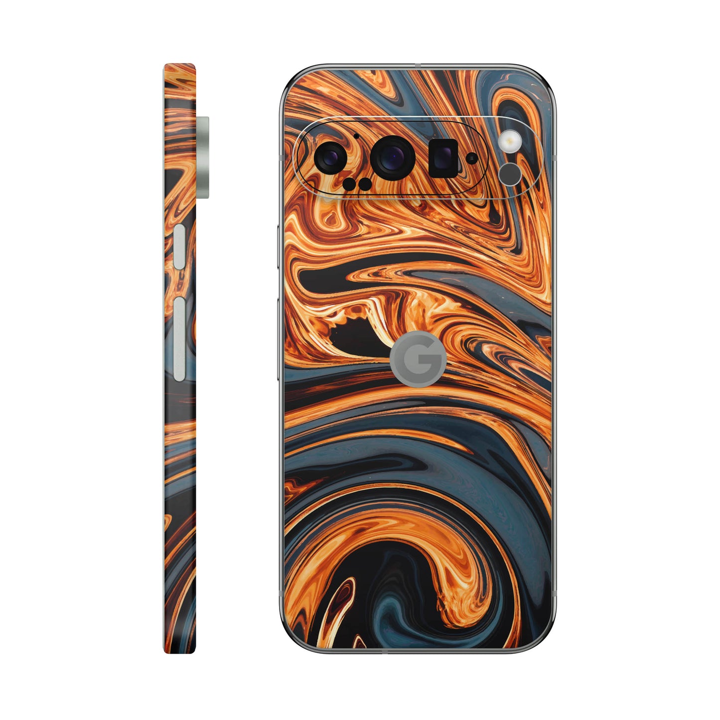 Folie de protectie Google Pixel 9 Pro, eSkins Signature, Skin Amber Blaze