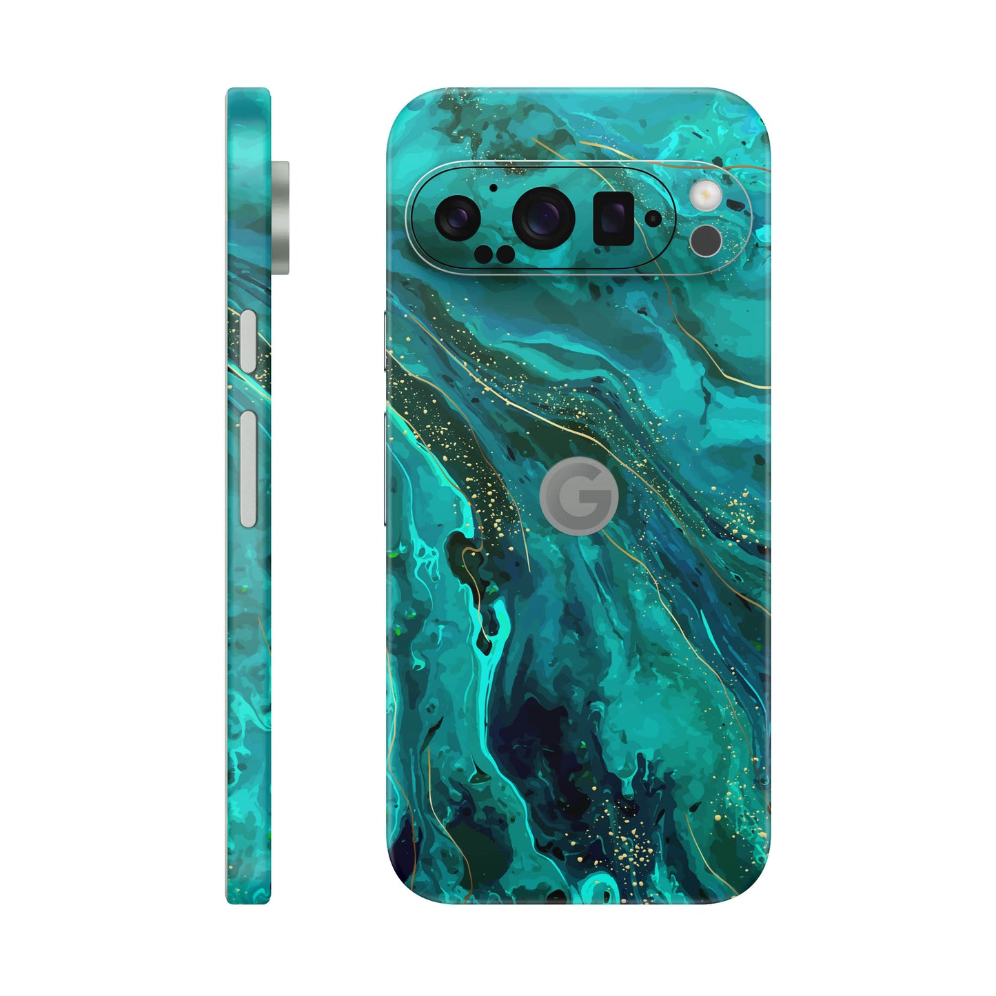 Folie de protectie Google Pixel 9 Pro, eSkins Signature, Skin Celestial Lagoon