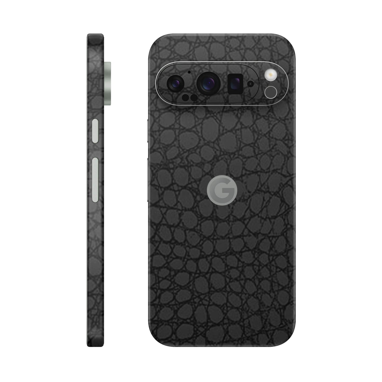 Folie de protectie Google Pixel 9 Pro, eSkins Elegans, Skin Croco Negru