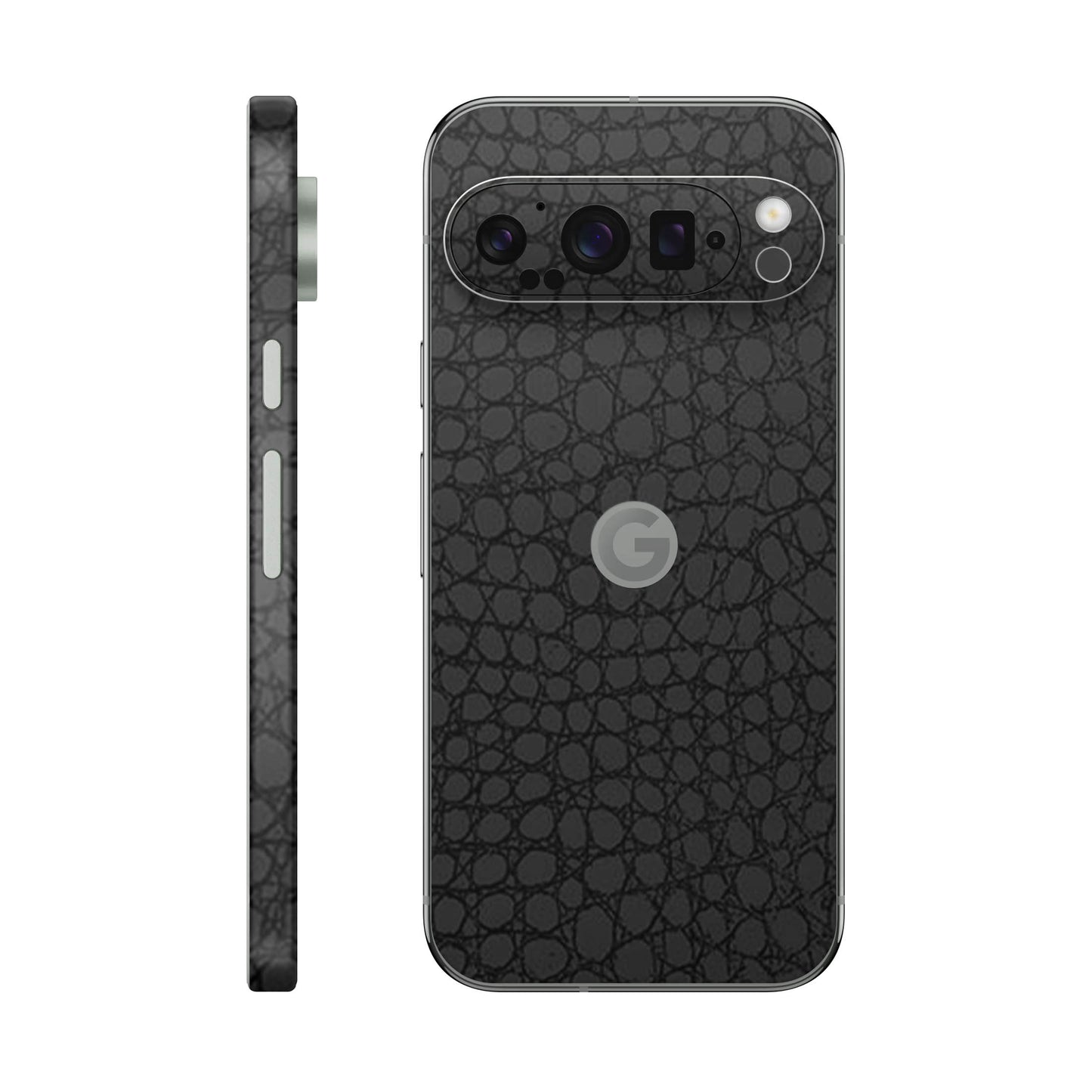 Folie de protectie Google Pixel 9 Pro, eSkins Elegans, Skin Croco Negru