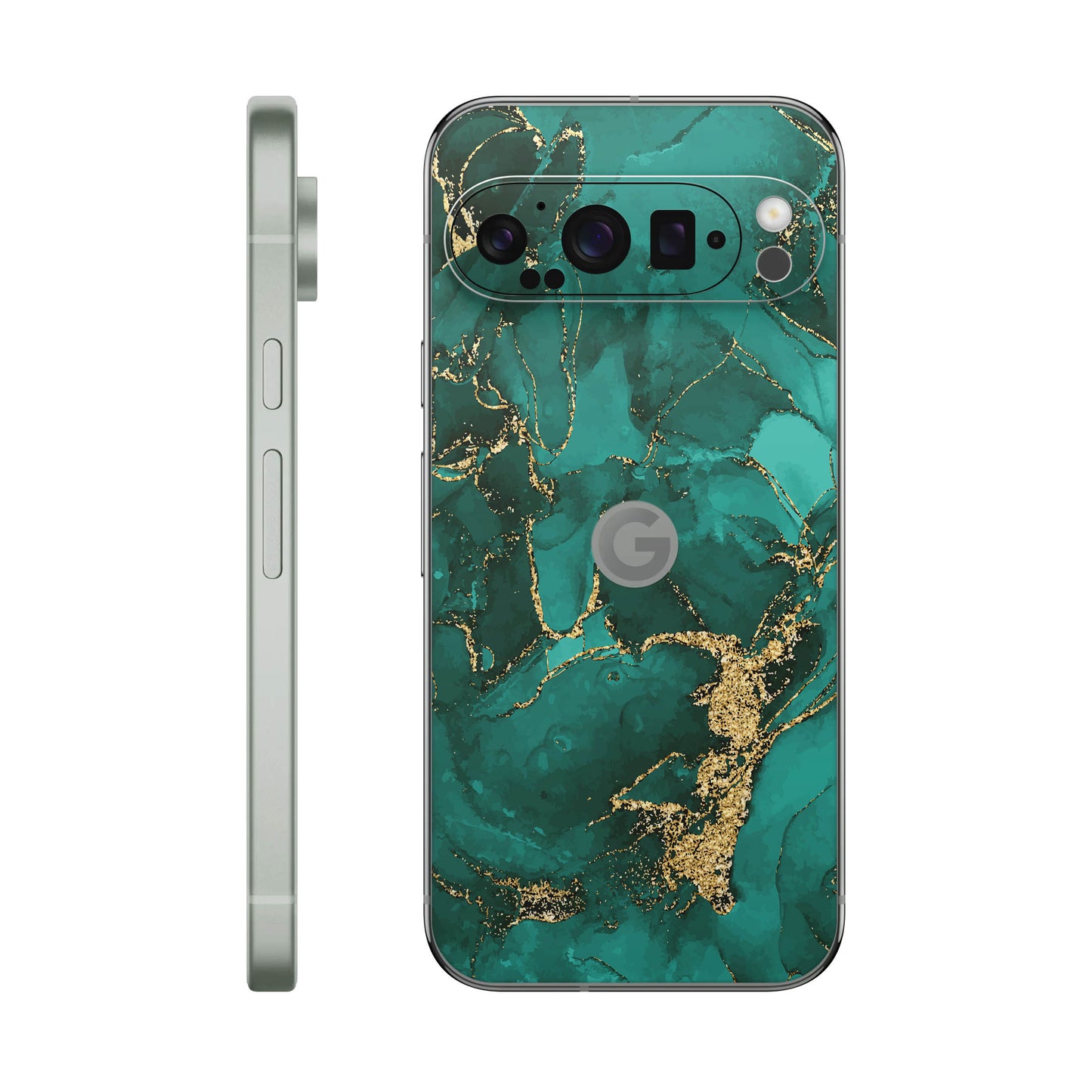 Folie de protectie Google Pixel 9 Pro, eSkins Signature, Ethereal Green