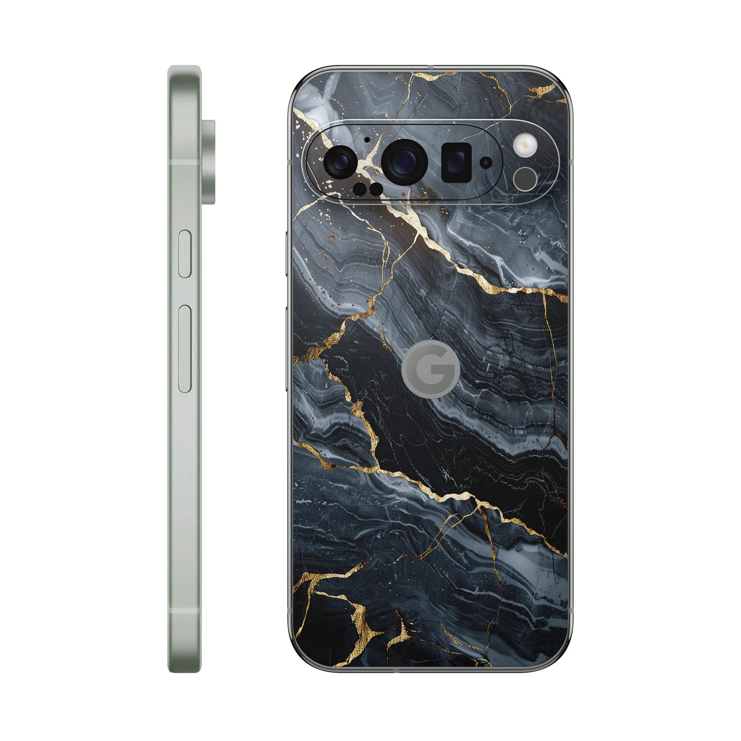 Folie de protectie Google Pixel 9 Pro, eSkins Signature, Skin Gilded Abyss