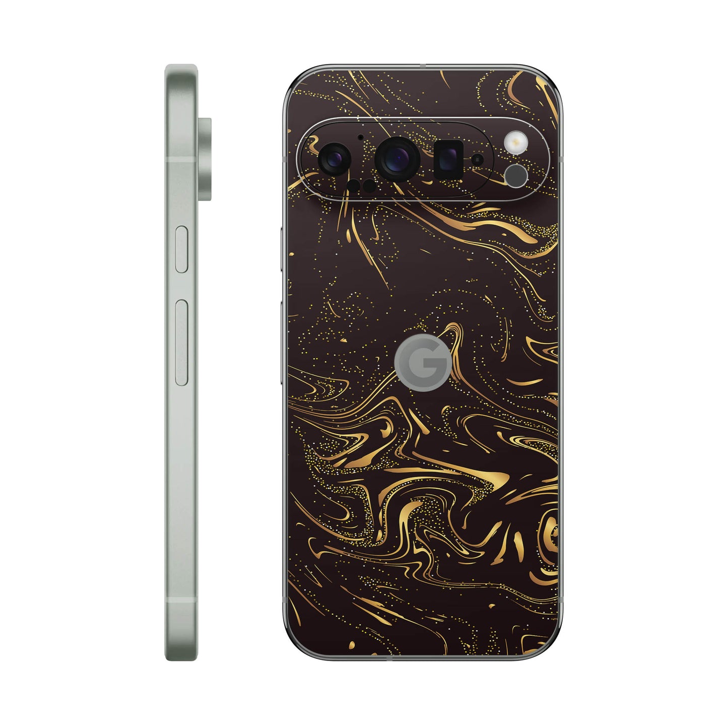 Folie de protectie Google Pixel 9 Pro, eSkins Signature, Golden Noir