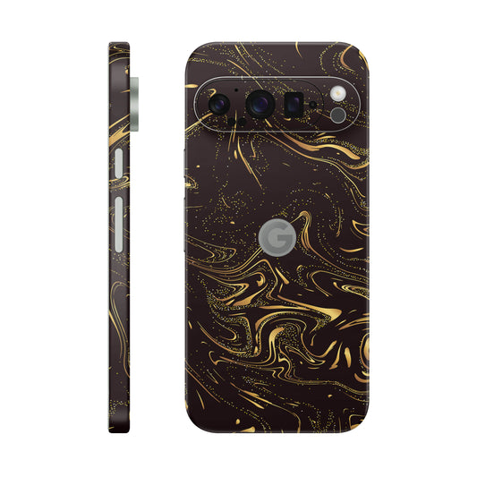 Folie de protectie Google Pixel 9 Pro, eSkins Signature, Golden Noir