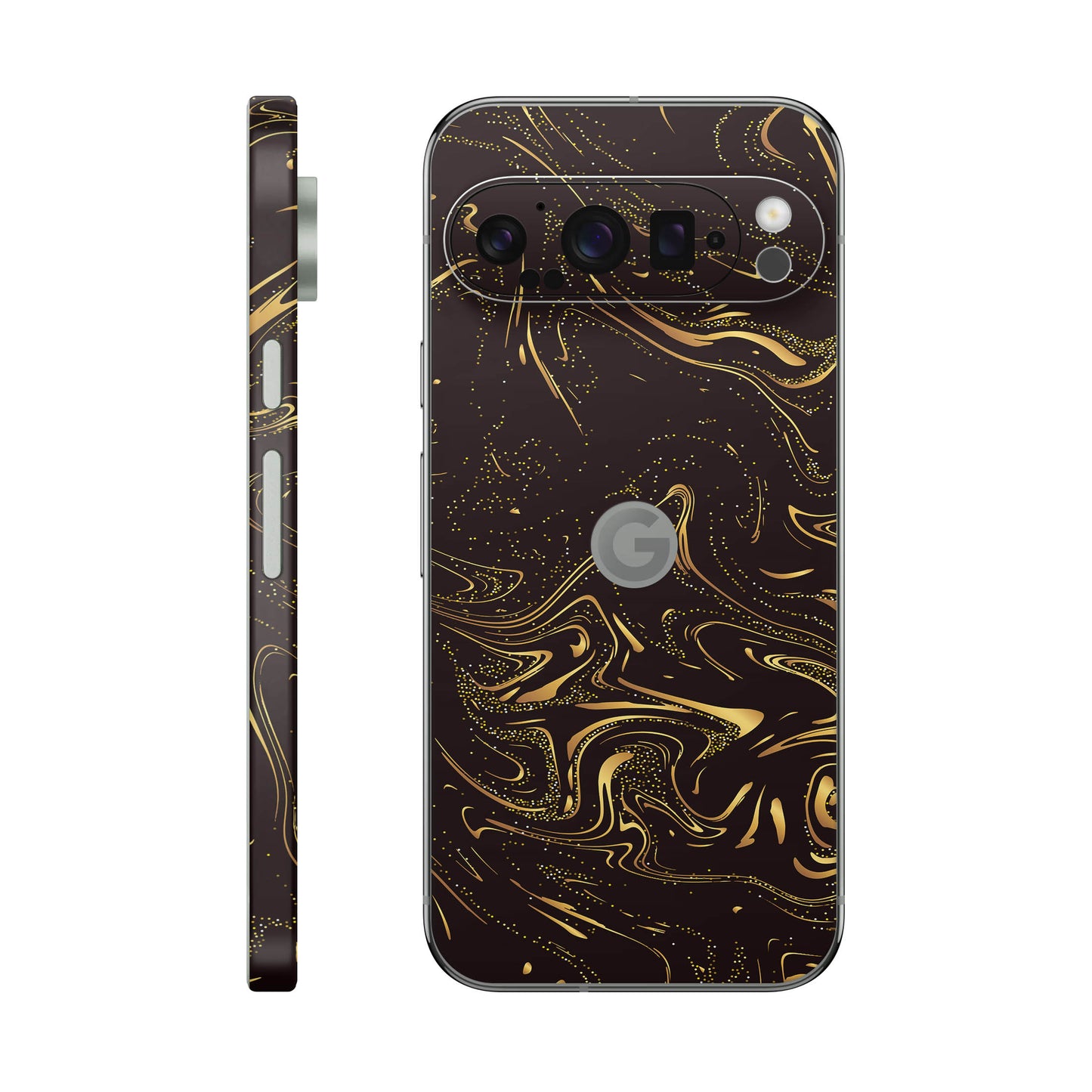 Folie de protectie Google Pixel 9 Pro, eSkins Signature, Golden Noir