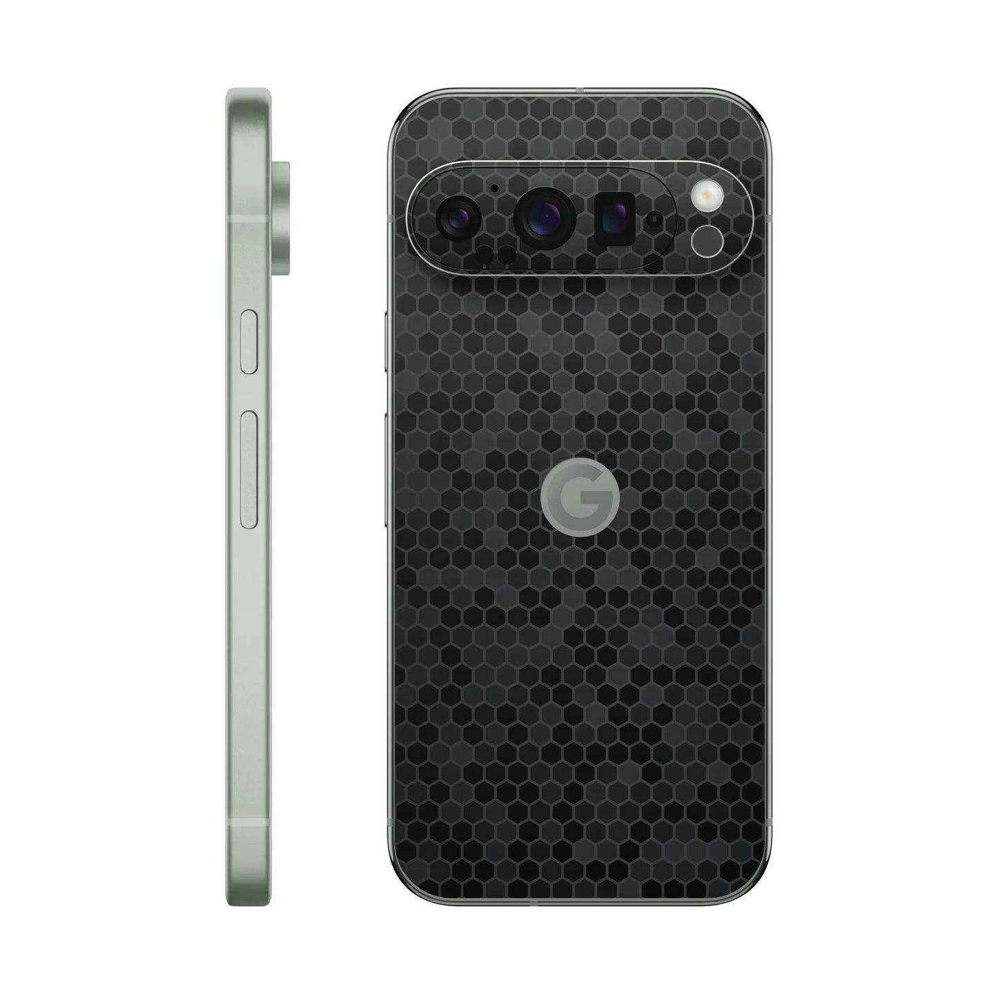 Folie de protectie Google Pixel 9 Pro, eSkins Elegans, Skin Honeycomb Negru