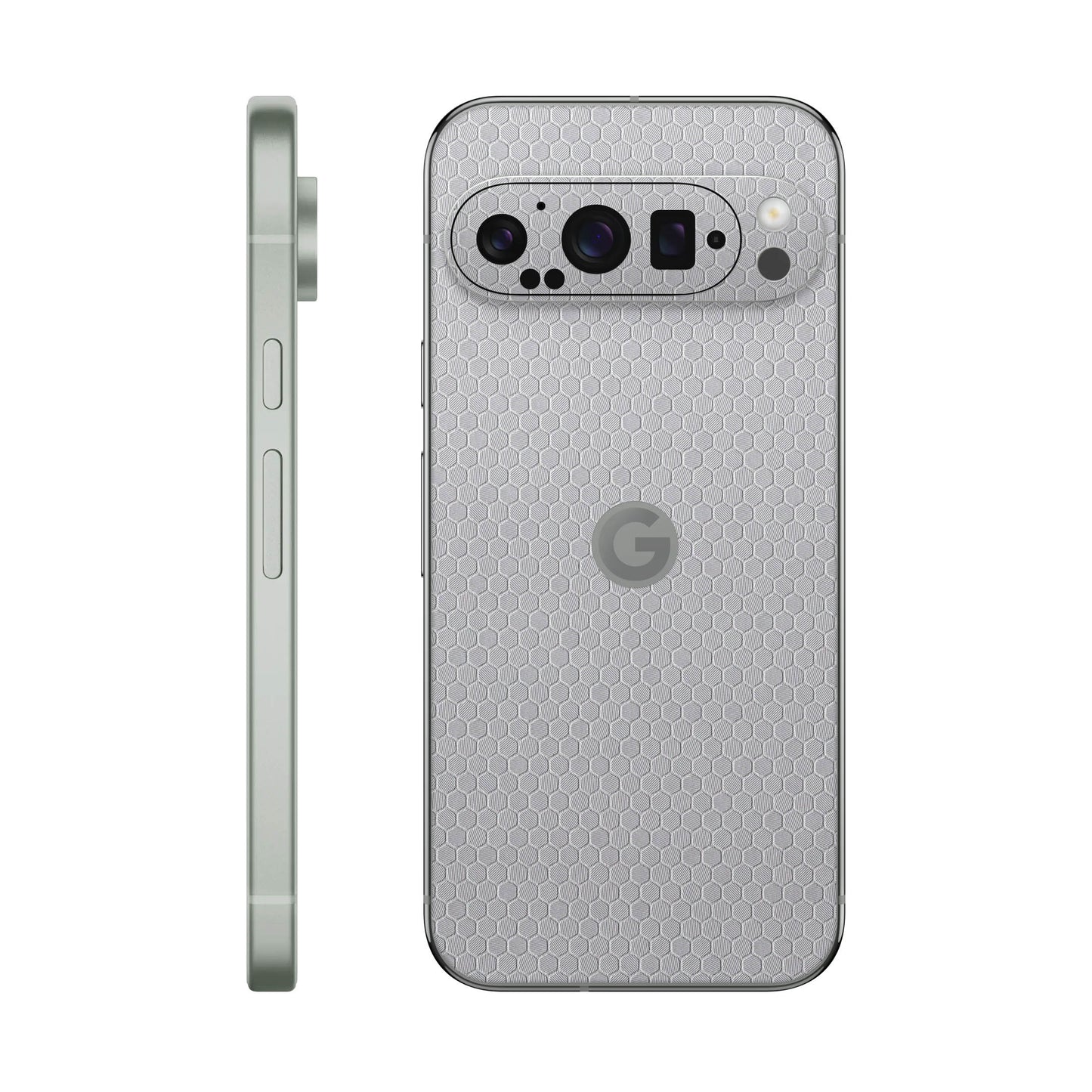 Folie de protectie Google Pixel 9 Pro, eSkins Elegans, Skin Honeycomb Gri
