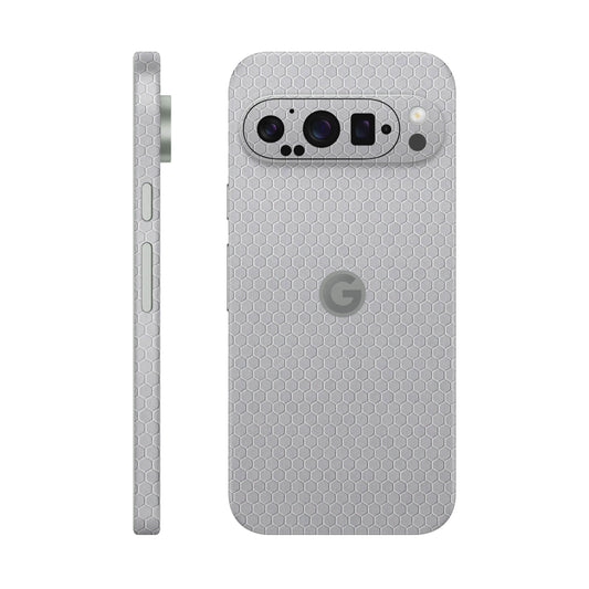 Folie de protectie Google Pixel 9 Pro, eSkins Elegans, Skin Honeycomb Gri