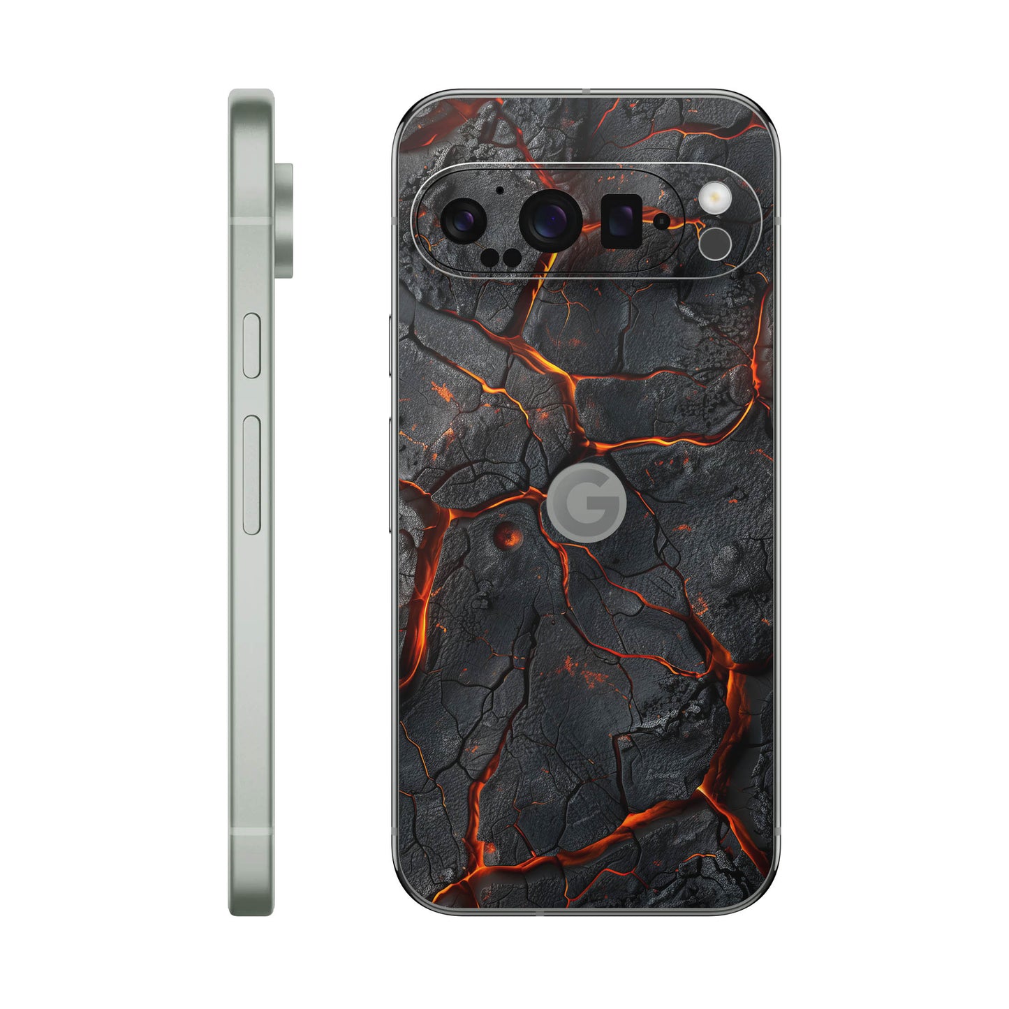 Folie de protectie Google Pixel 9 Pro, eSkins Signature, Skin Inferno Crust